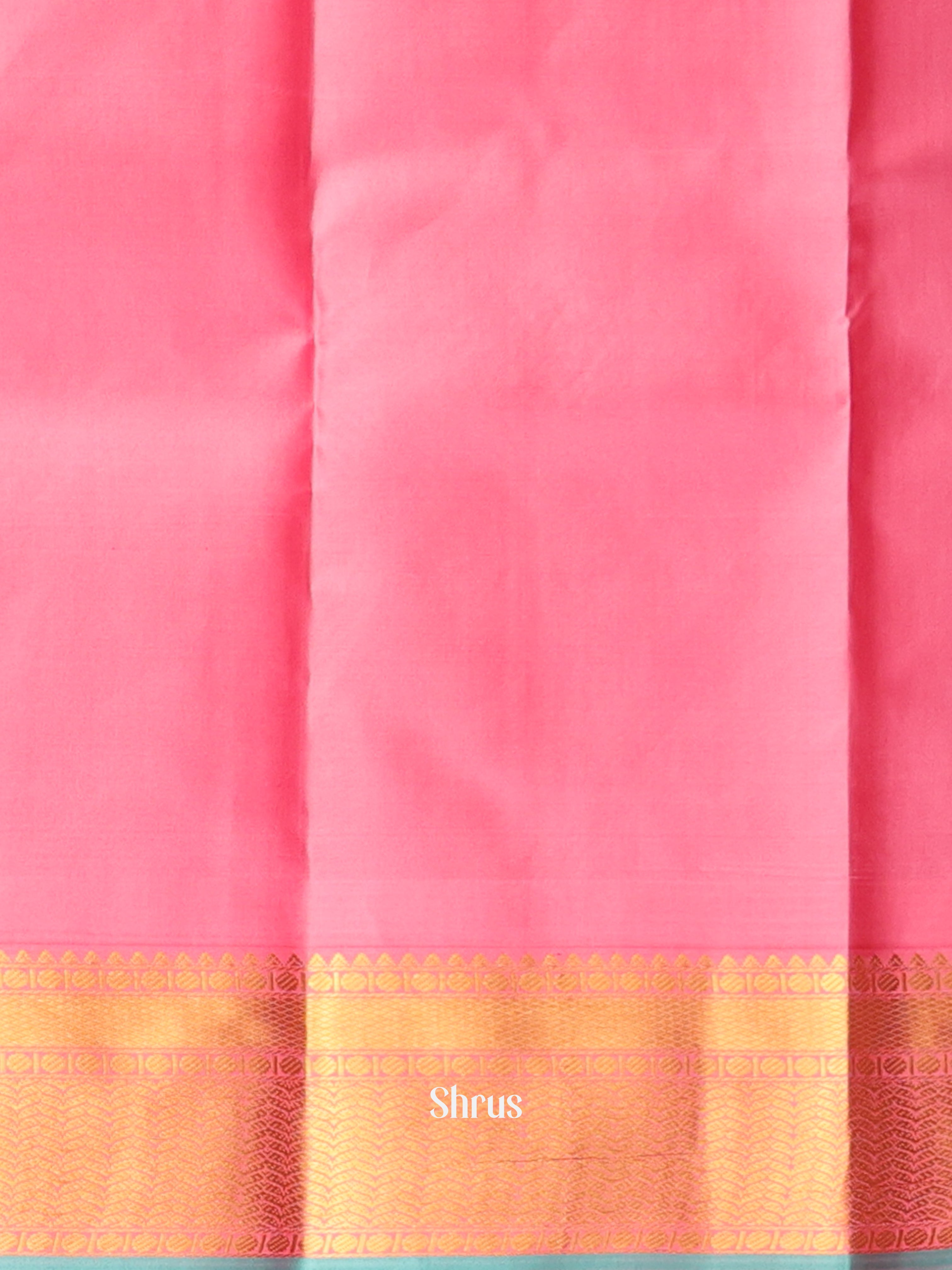 Violet and Pink Rich Kanchipuram silk Saree Adorned With Timeless Zari Woven Floral Buttas-2