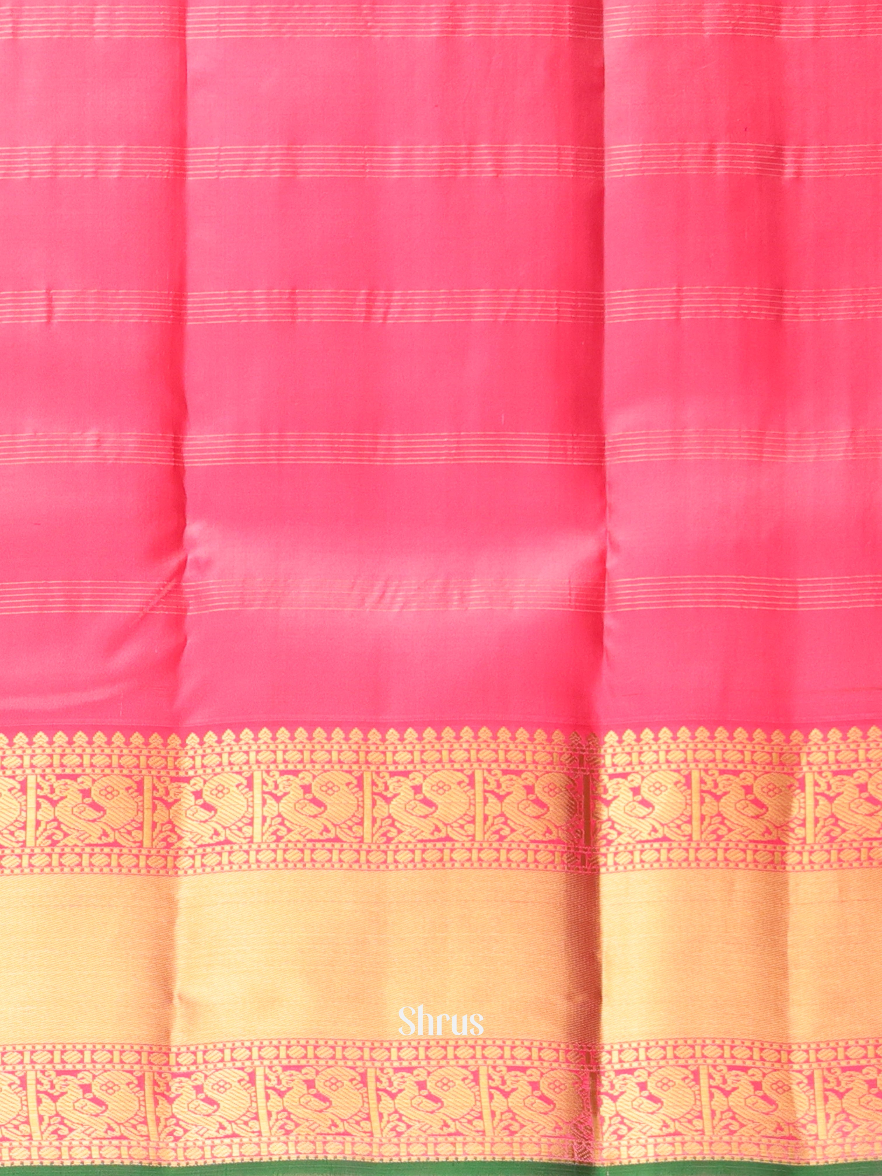 Violet & Pink - Kanchipuram silk Saree - Shop on Shrus.com