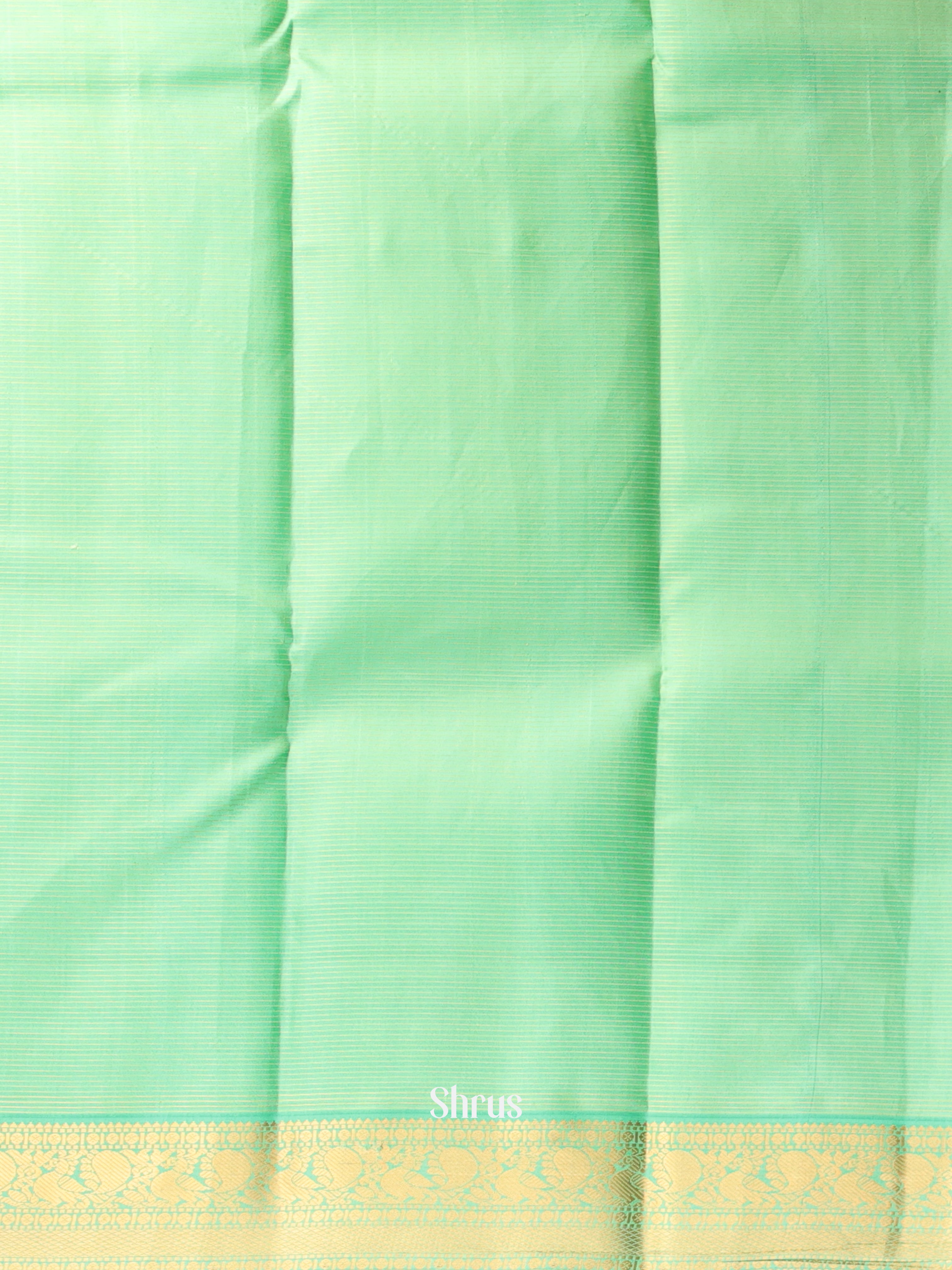Violet & Green - Kanchipuram silk Saree - Shop on Shrus.com