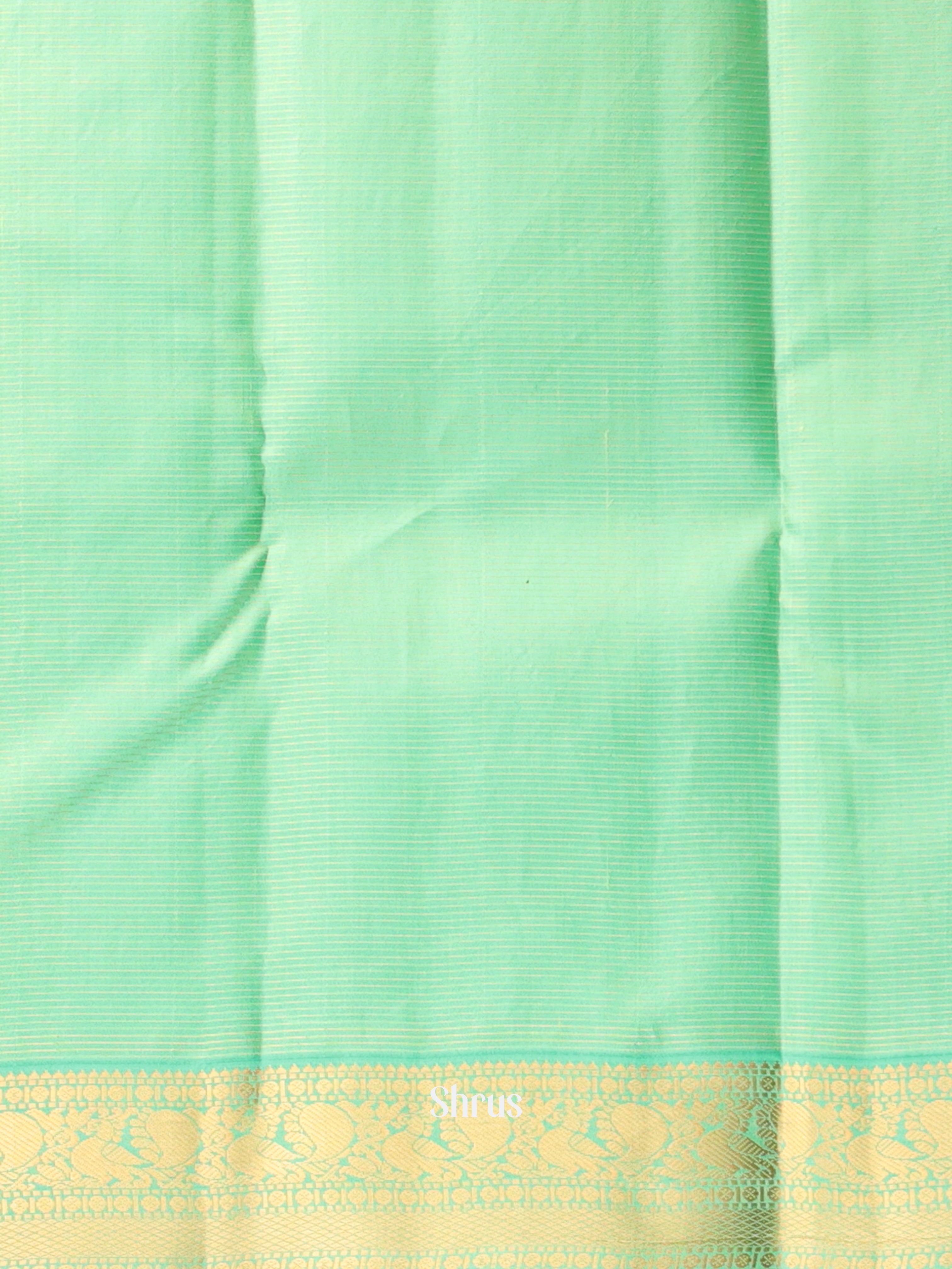 Violet & Green - Kanchipuram silk Saree - Shop on Shrus.com