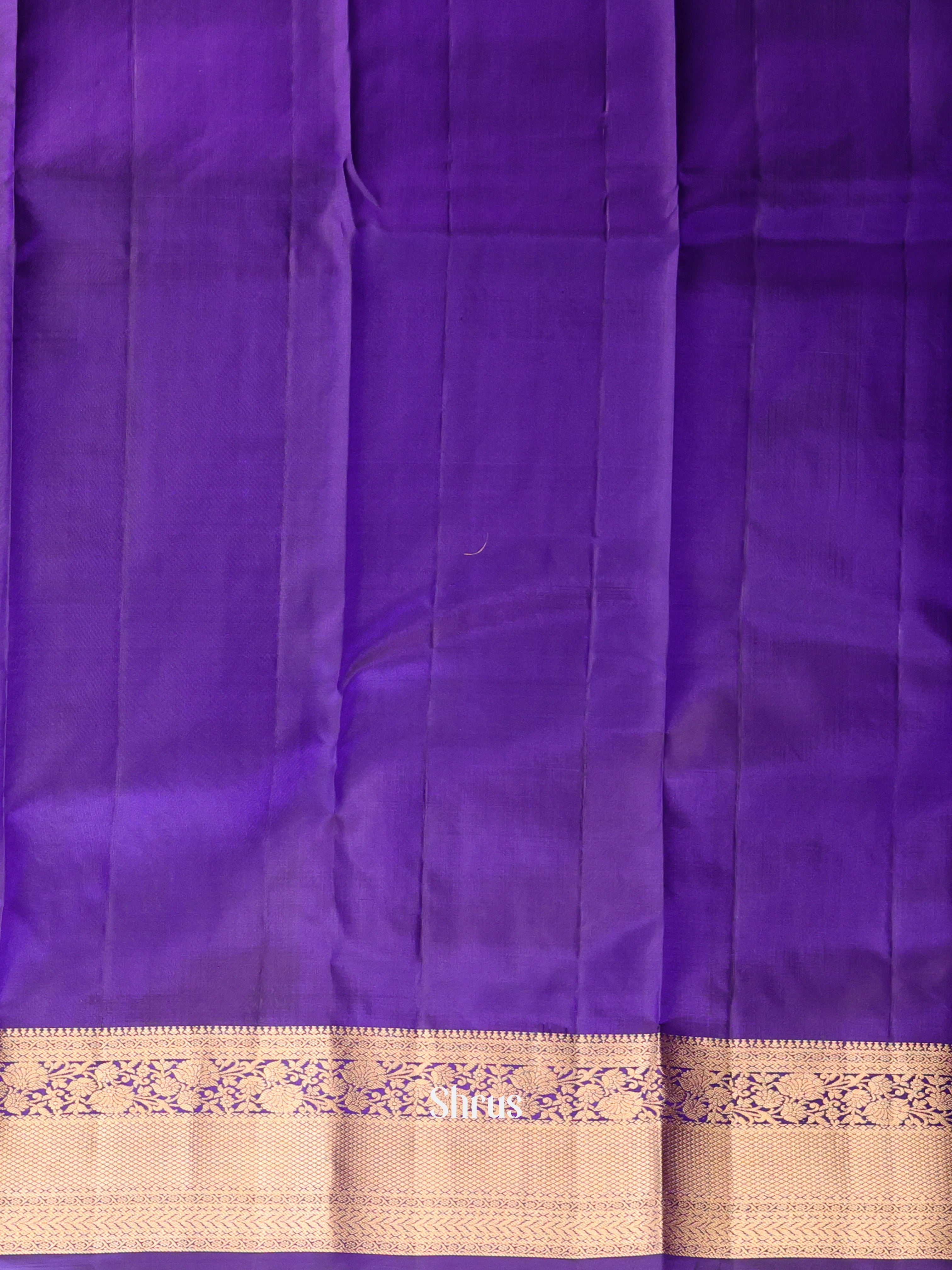 Violet(single Tone) - Kanchipuram silk Saree - Shop on Shrus.com