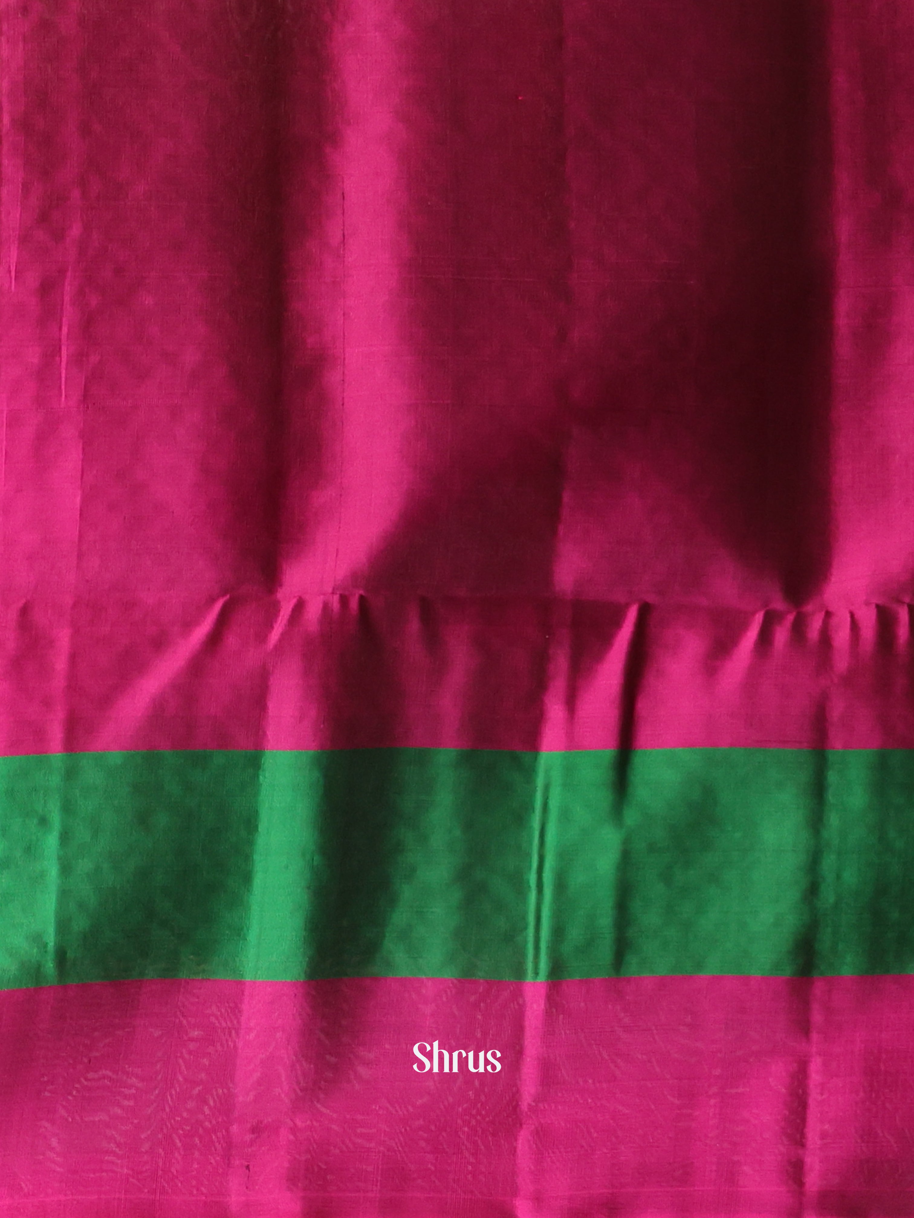 Green & Purple - Soft Silk Saree - Shop on Shrus.com