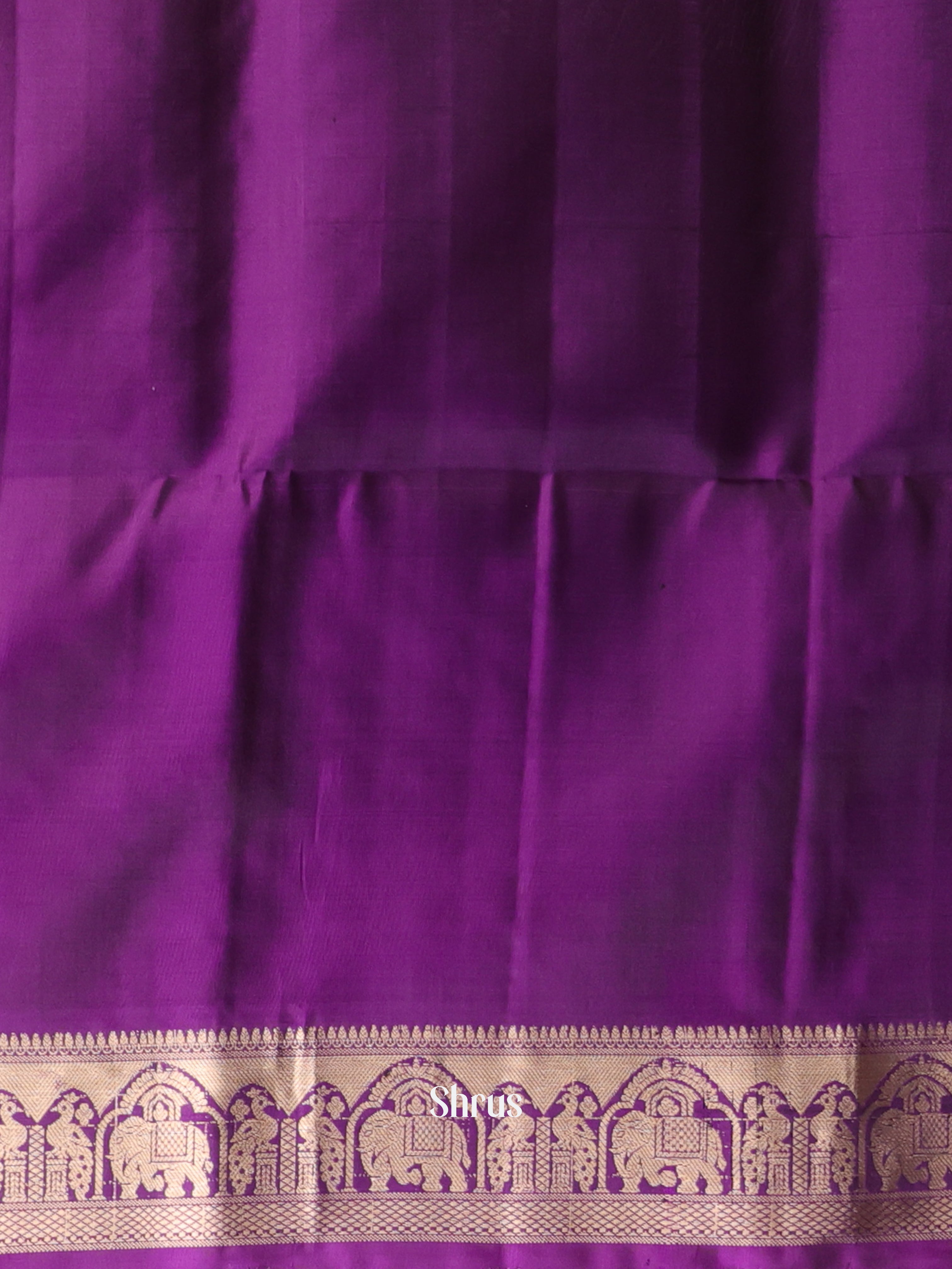 CKS18015 - Soft Silk Saree - Shop on Shrus.com