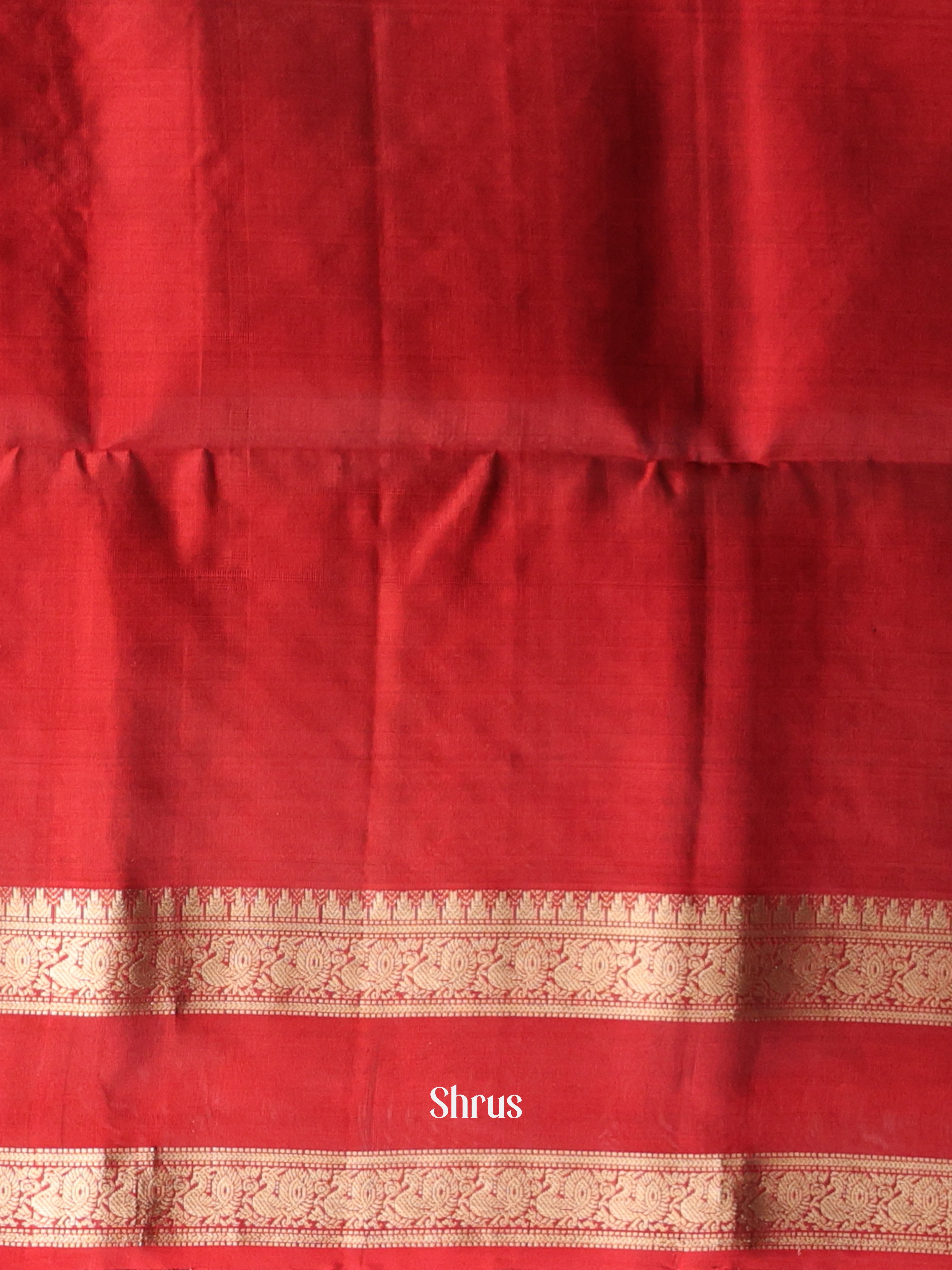 Violet & Maroon - Soft Silk Saree - Shop on Shrus.com