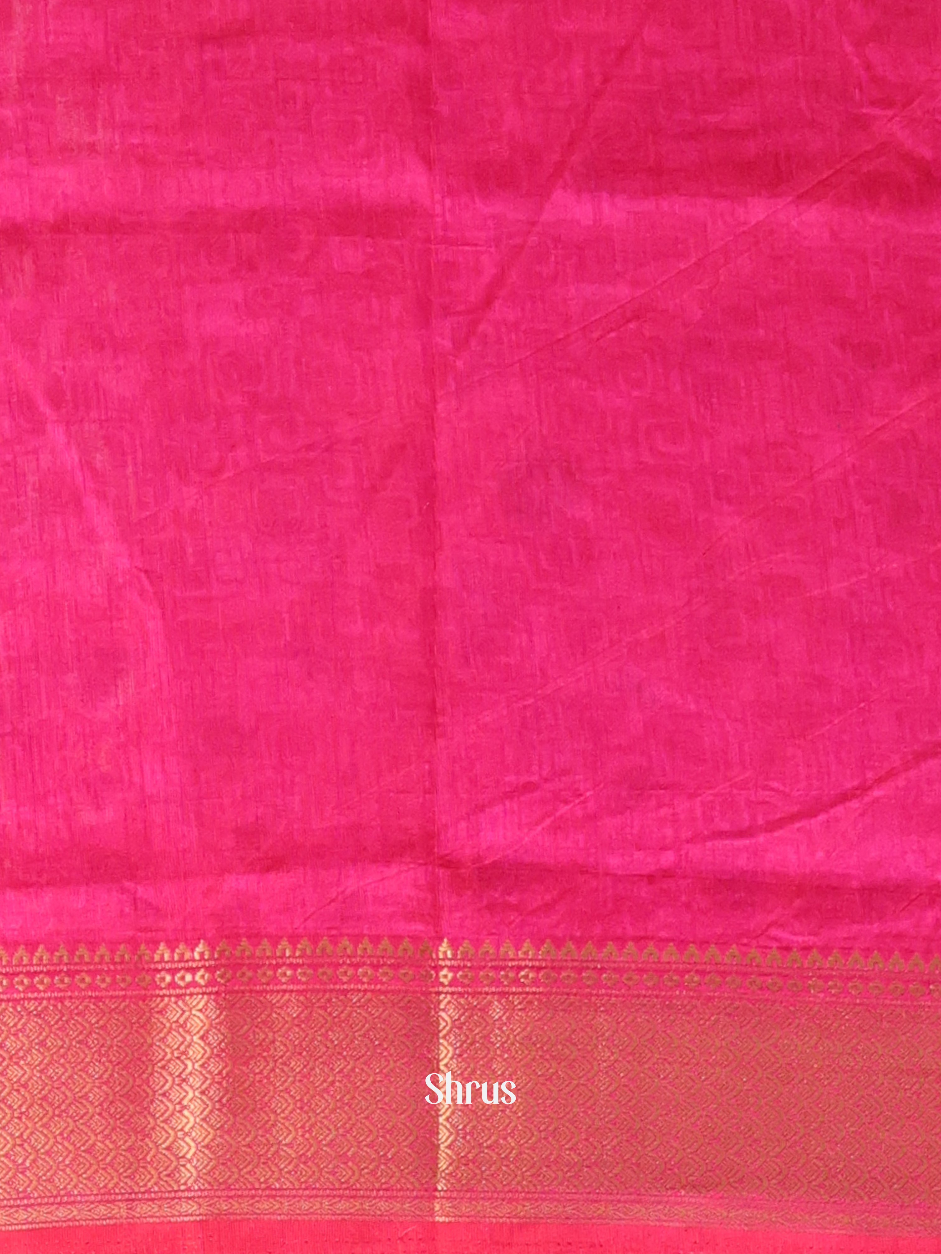 Purple & Pink - Semi Patola Saree - Shop on Shrus.com