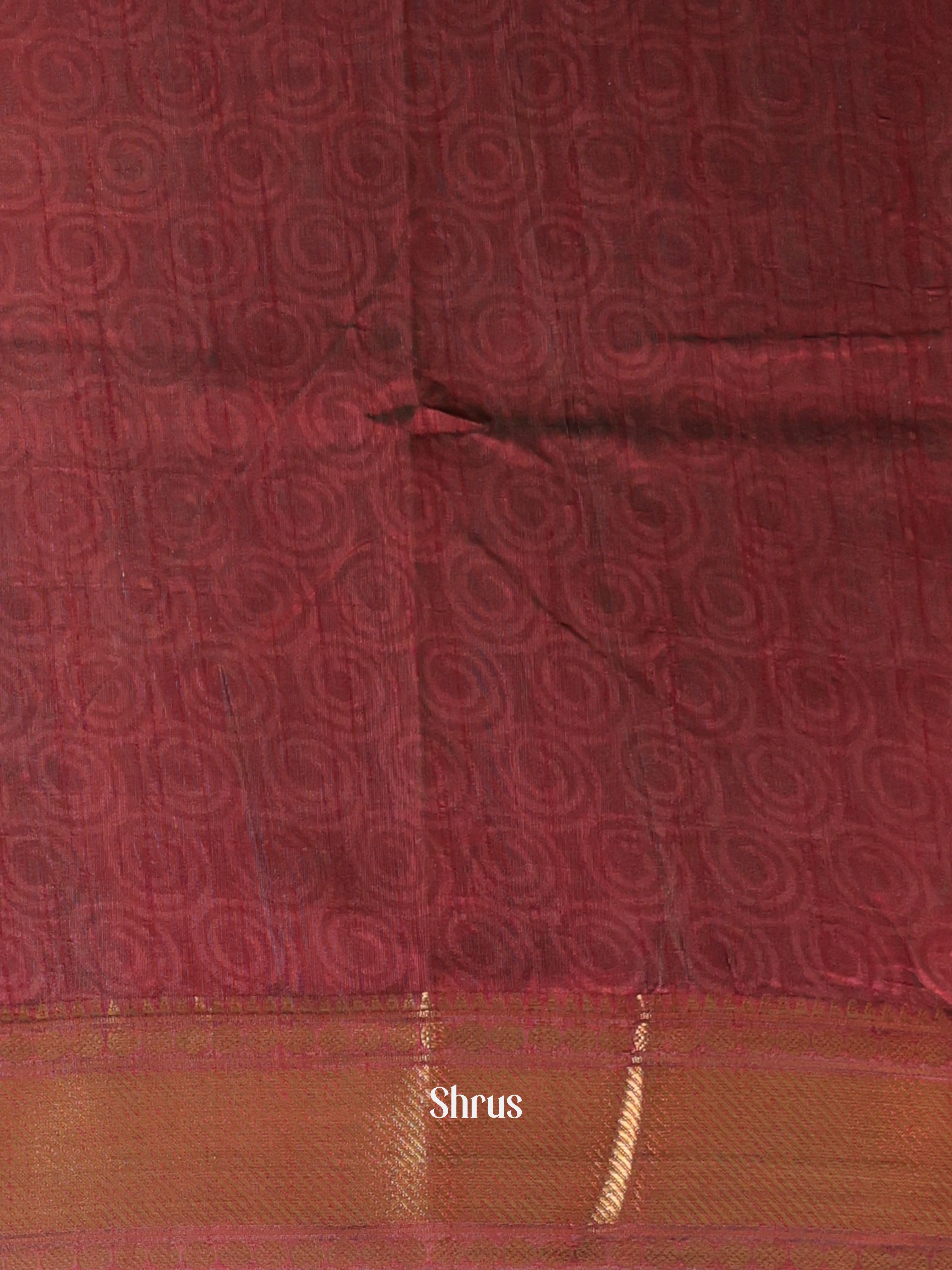 Green & Brown - Semi Patola Saree - Shop on Shrus.com
