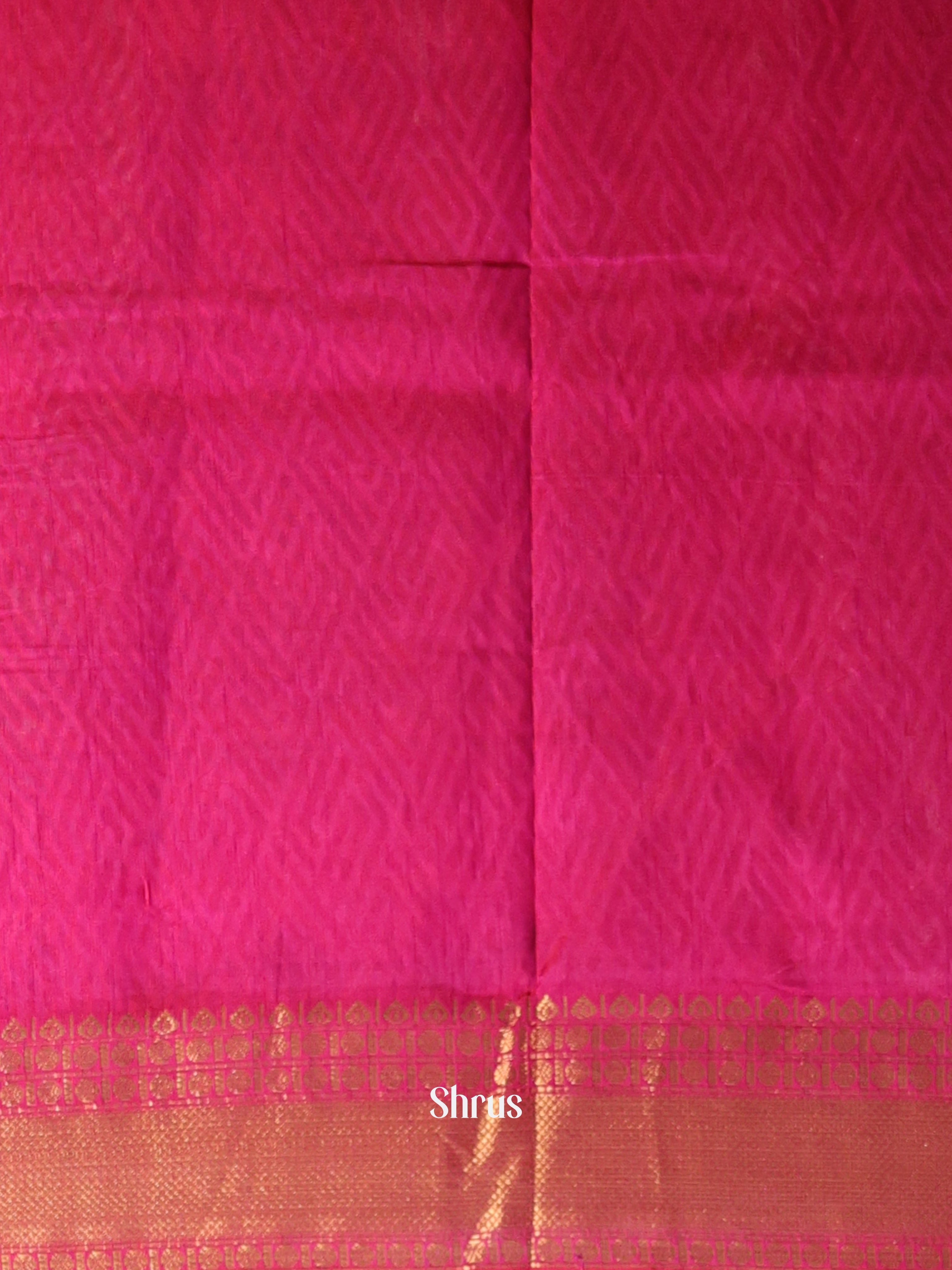 Purple & Pink - Semi Patola Saree - Shop on Shrus.com
