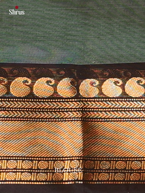 Green & Brown - Chettinad Cotton Saree - Shop on Shrus.com