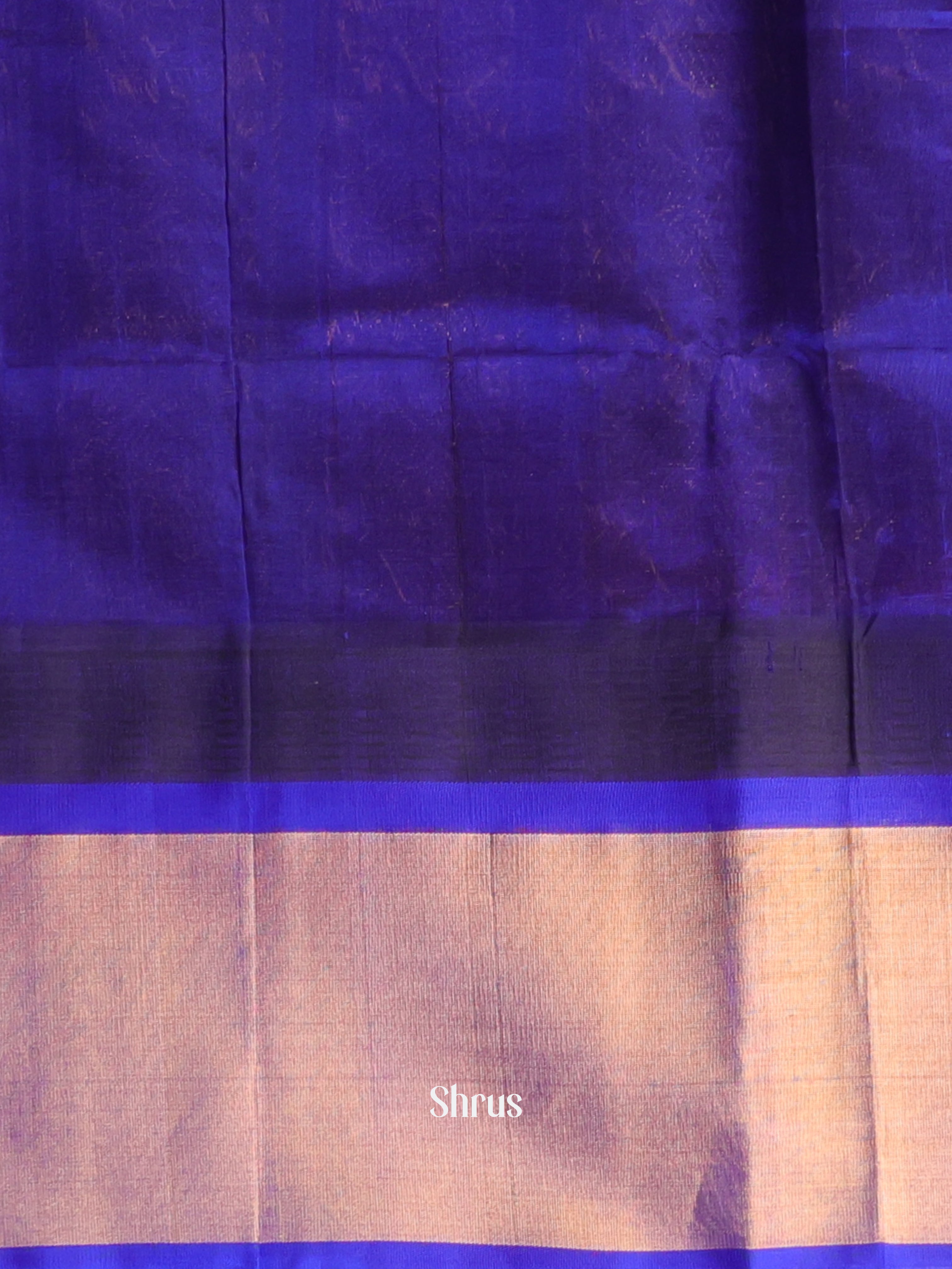 Green & Blue- Silk Cotton Saree - Shop on Shrus.com