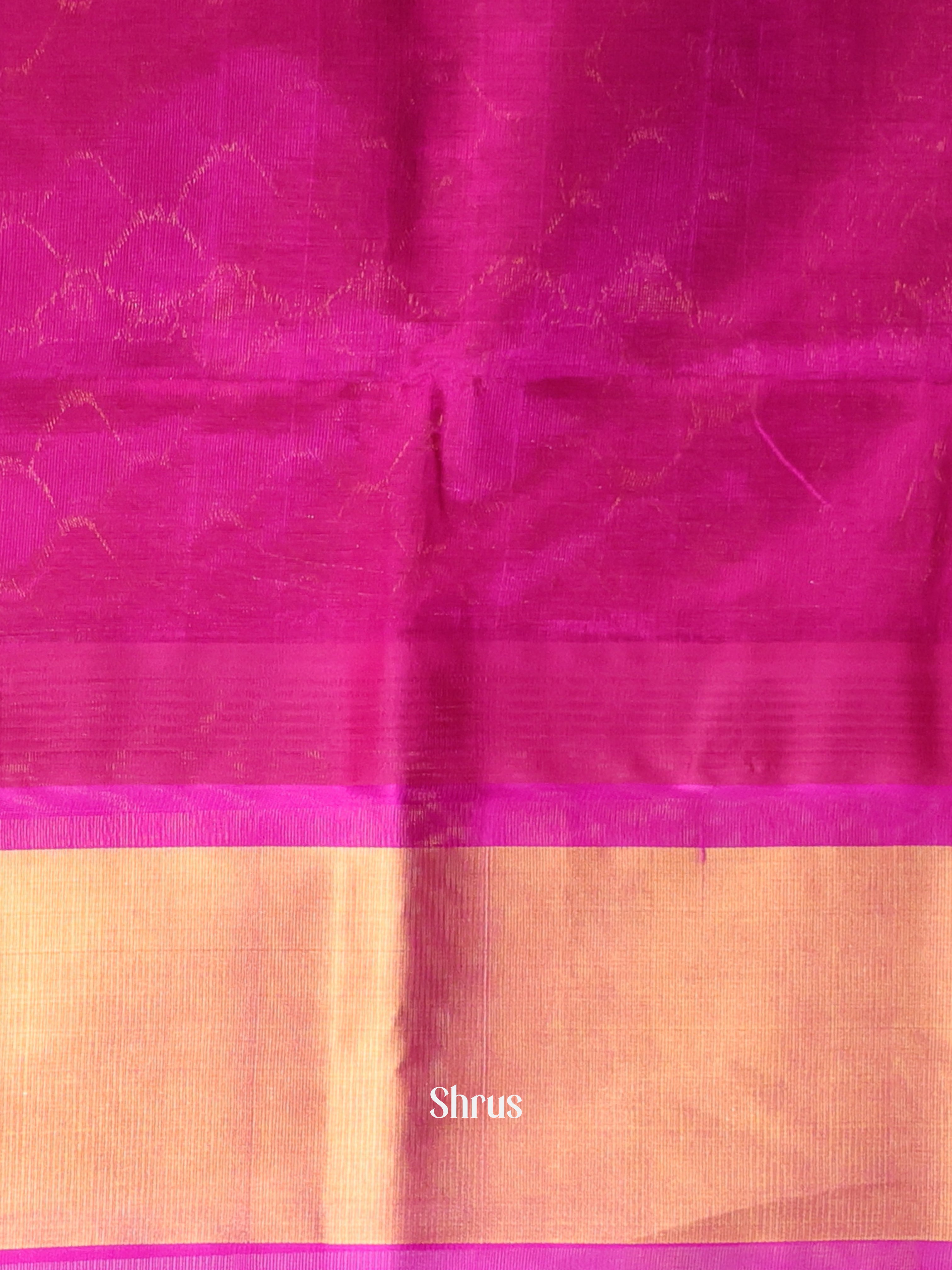 Green & Purple - Silk Cotton Saree - Shop on Shrus.com