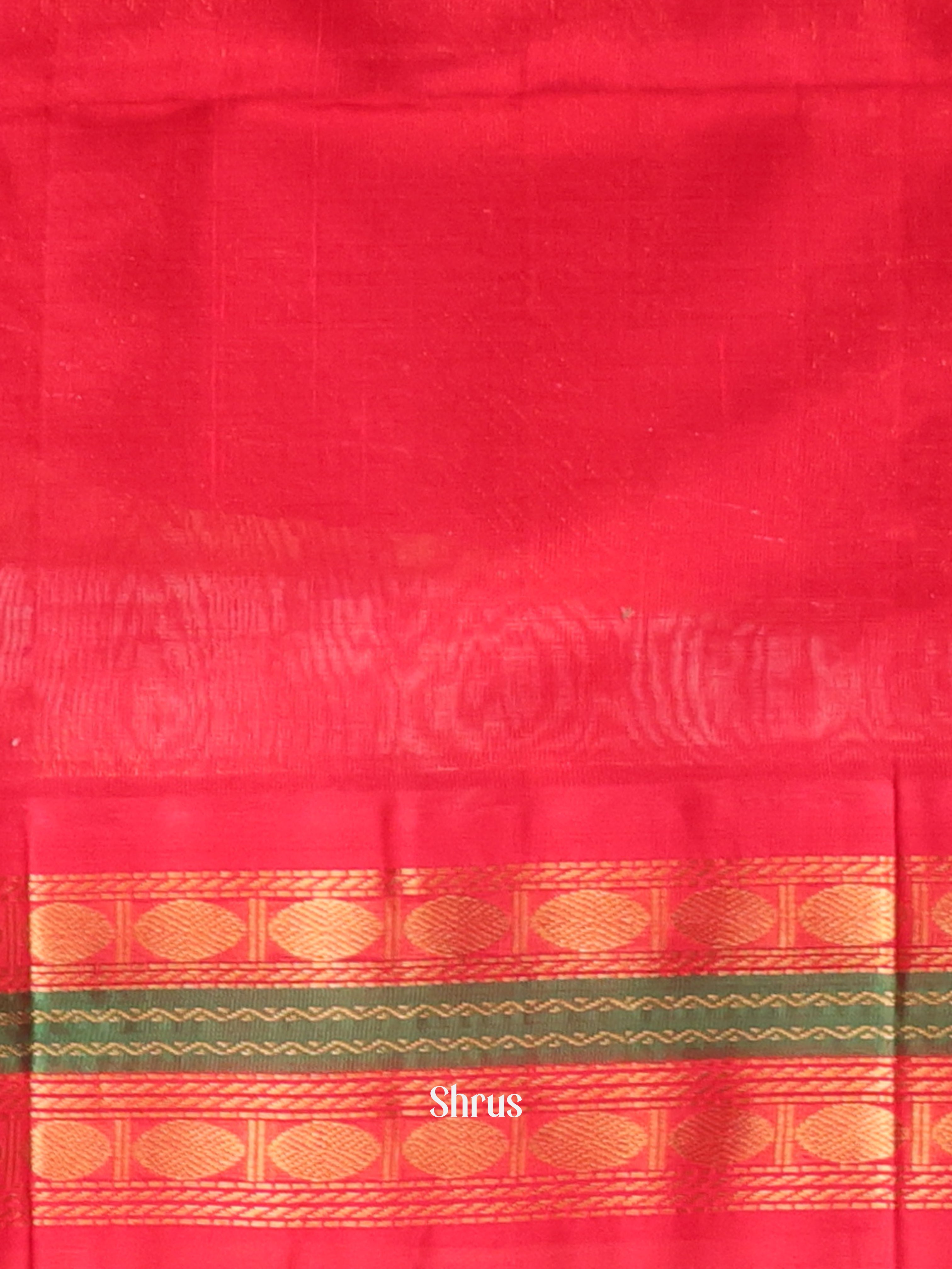 CKS19068 - Silk Cotton Saree - Shop on Shrus.com