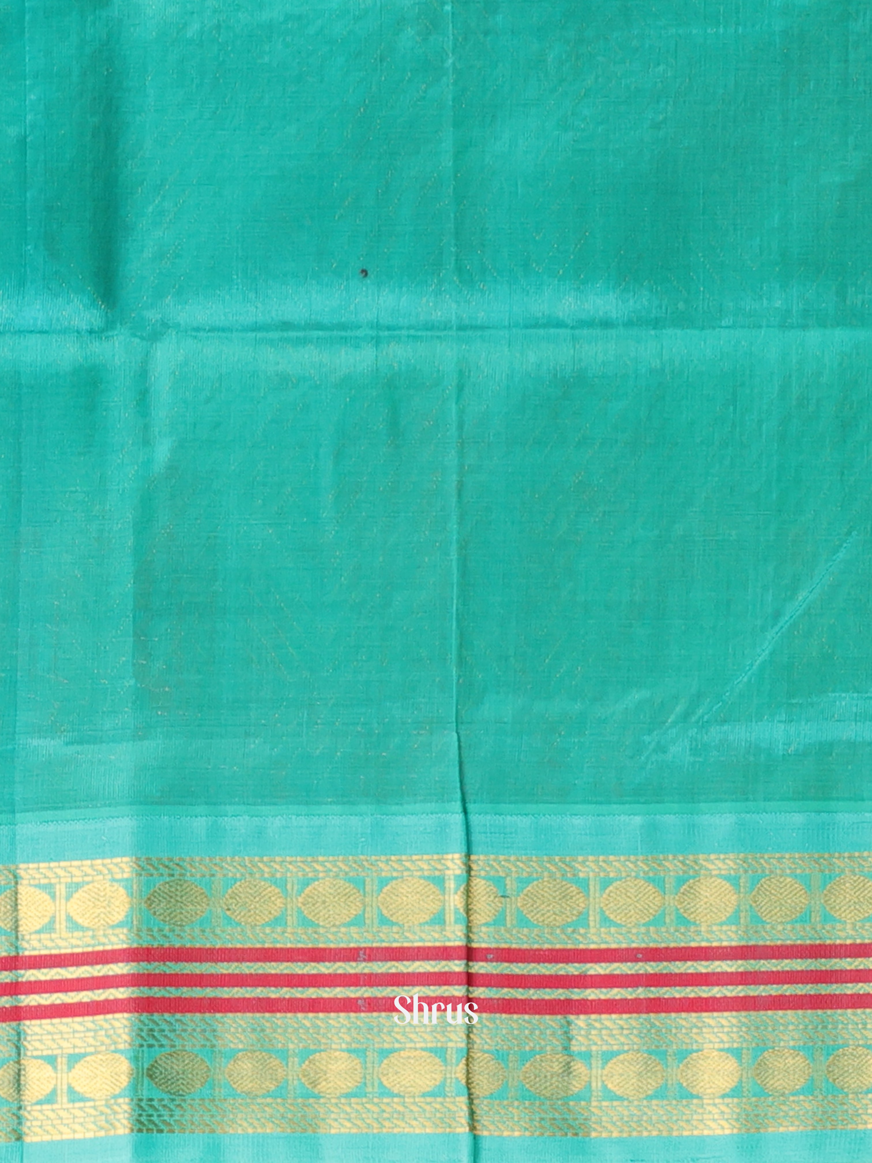 Lemon Yellow & Green- Silk Cotton Saree - Shop on Shrus.com