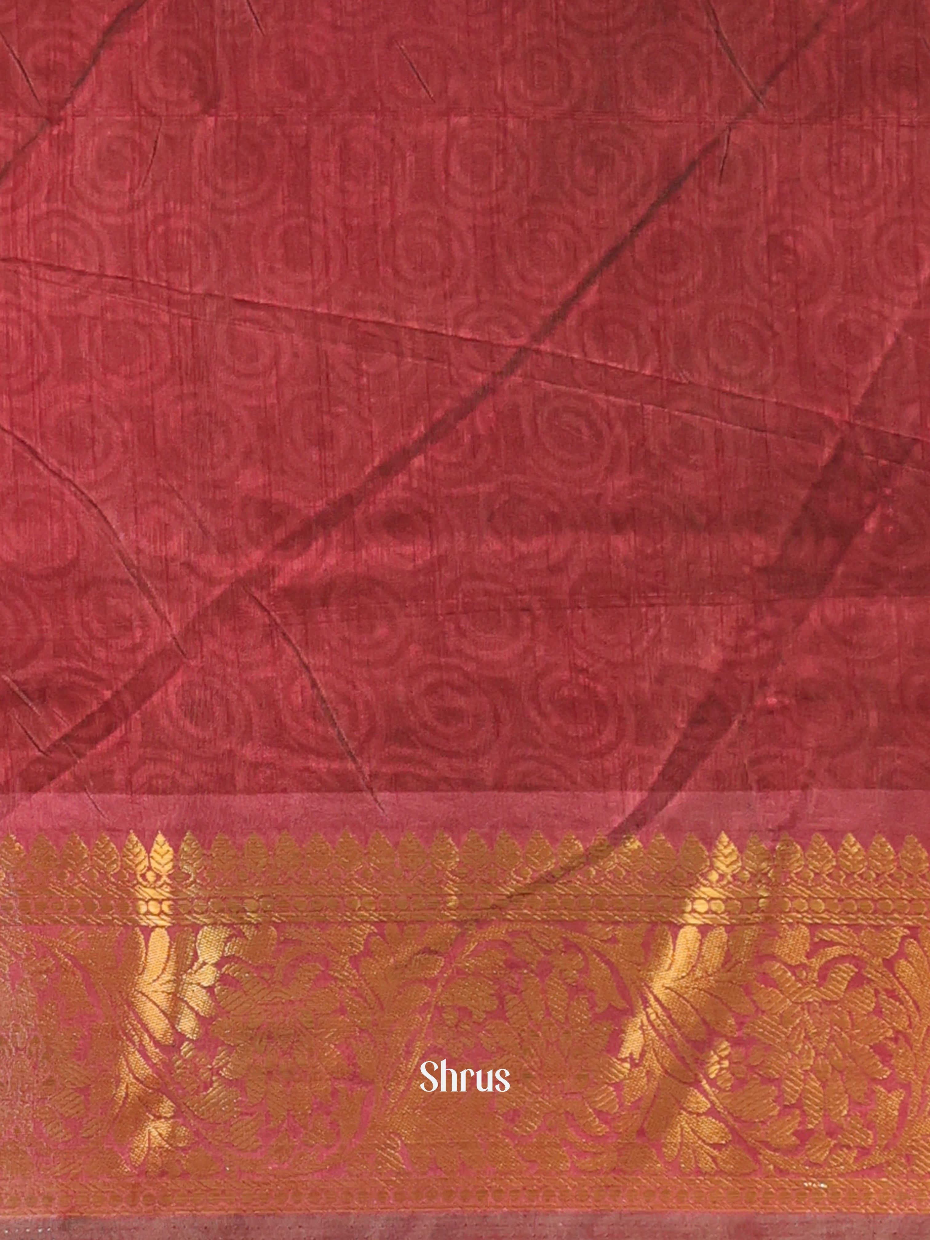 Green & Brown - Semi Patola Saree - Shop on Shrus.com