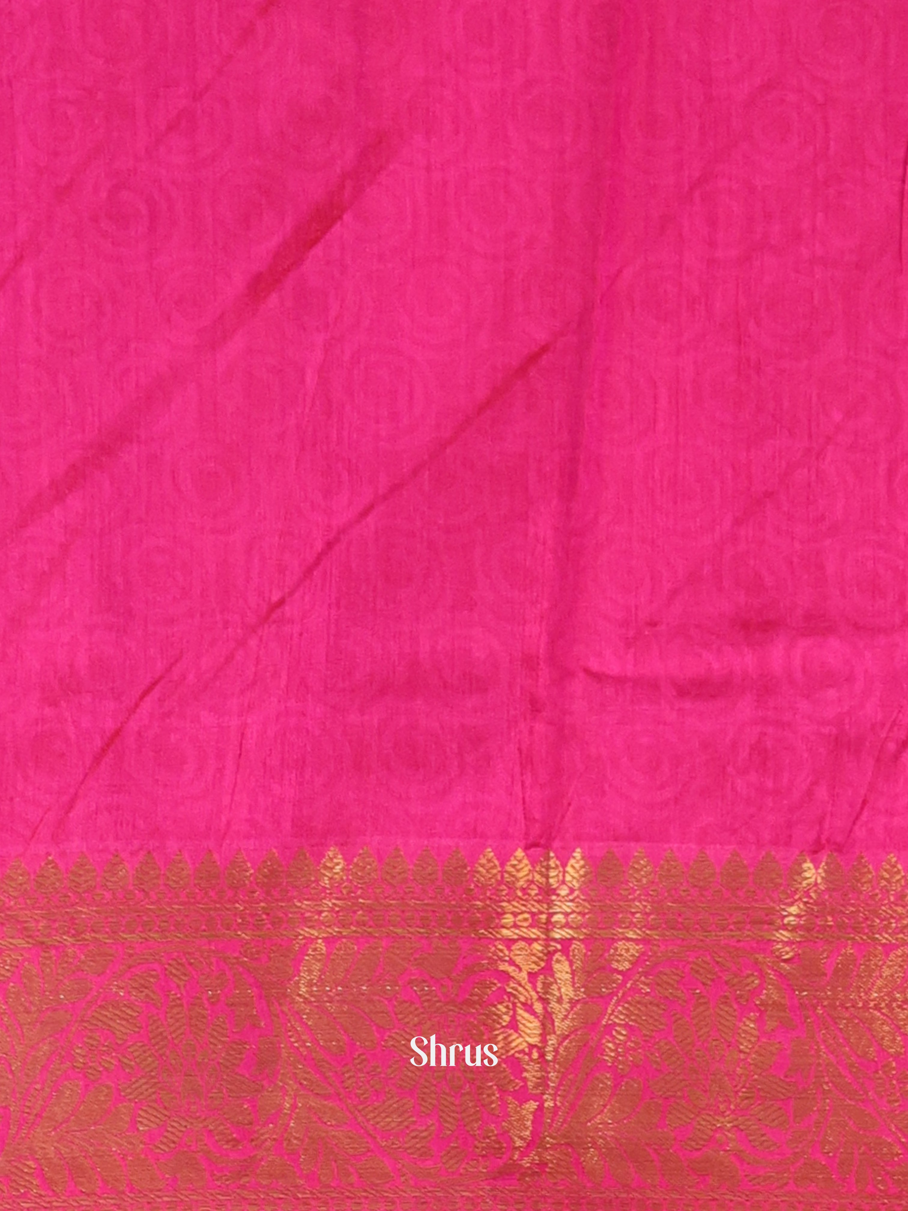 Purple & Pink - Semi Patola Saree - Shop on Shrus.com