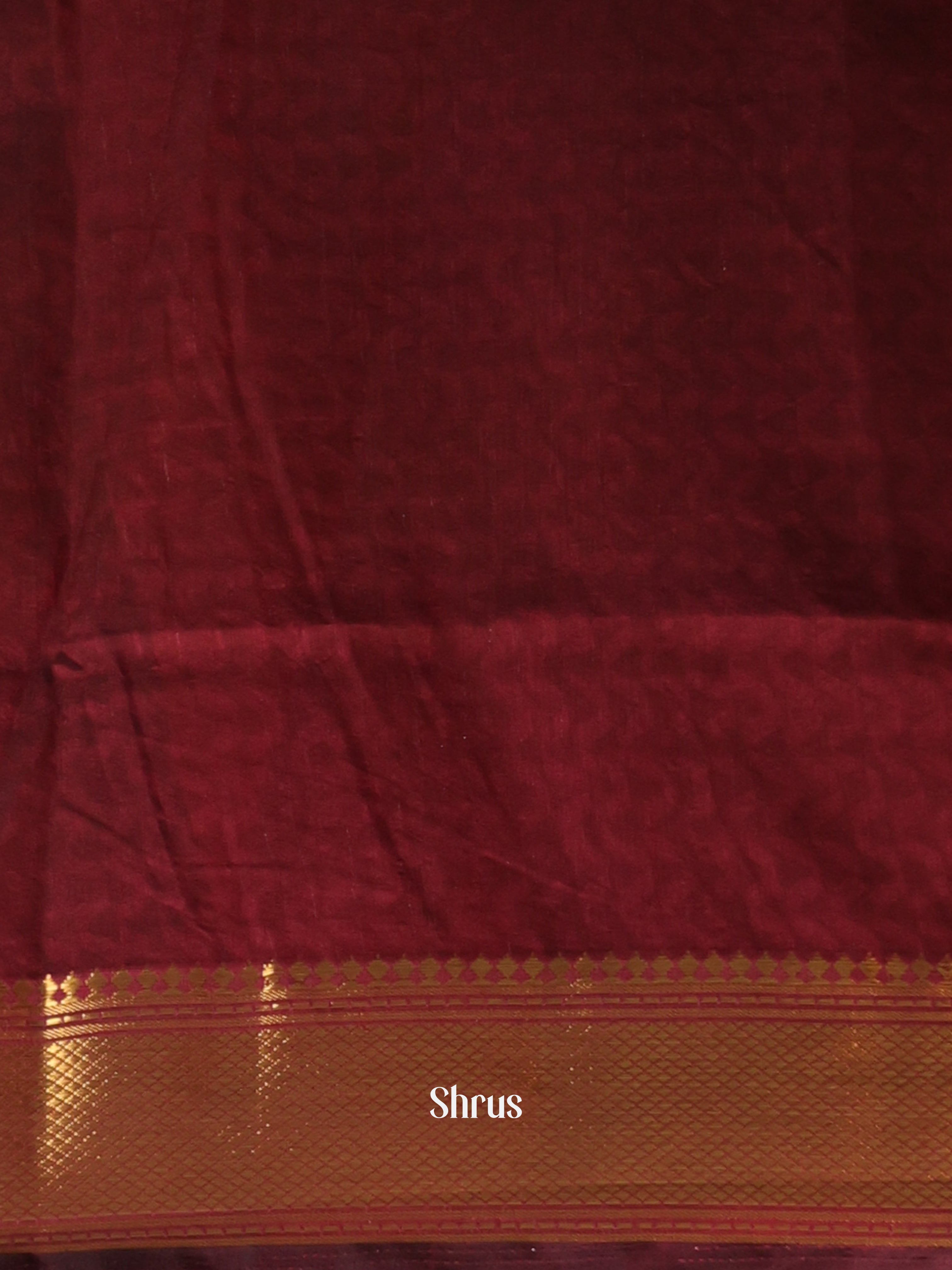 Black & Brown- Semi Patola Saree - Shop on Shrus.com
