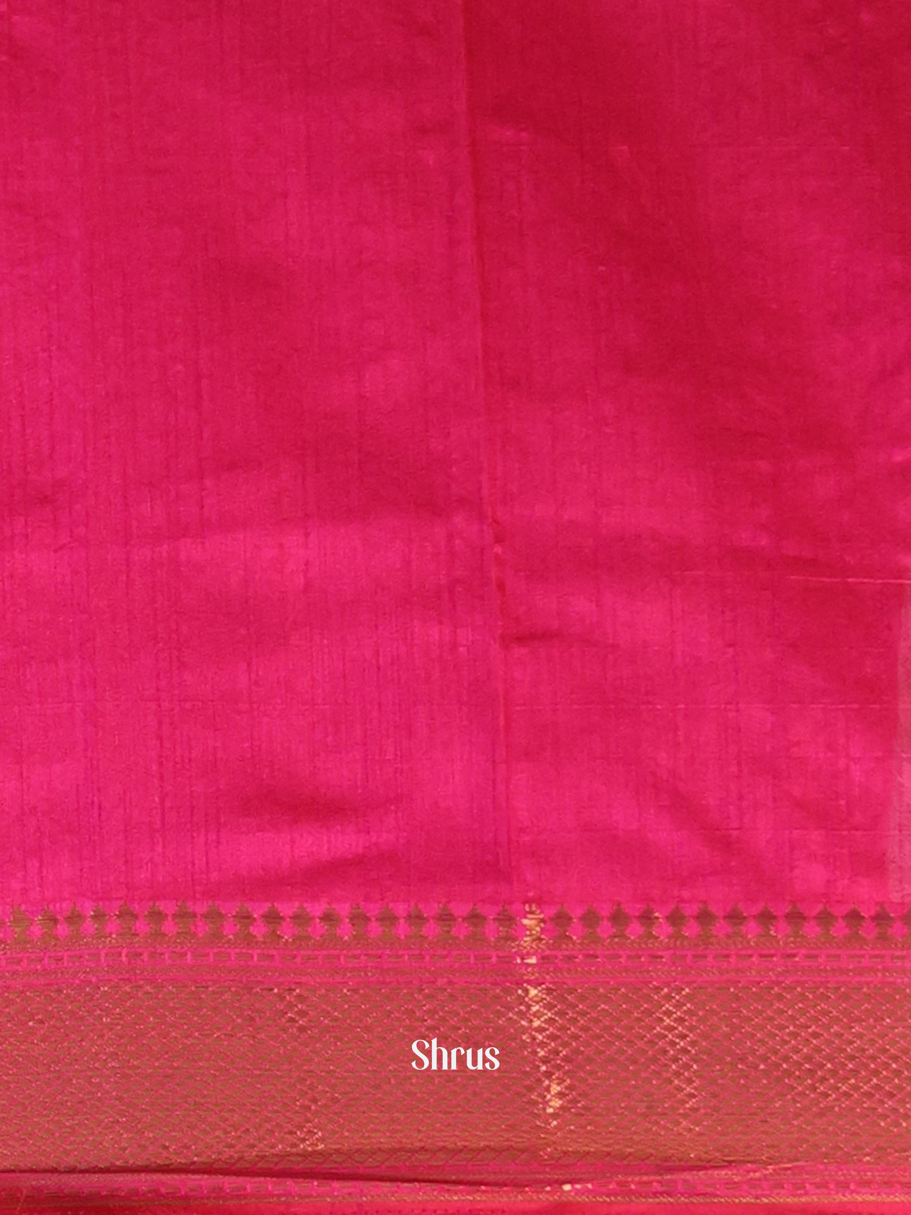 Purple & Pink - Semi Patola Saree - Shop on Shrus.com