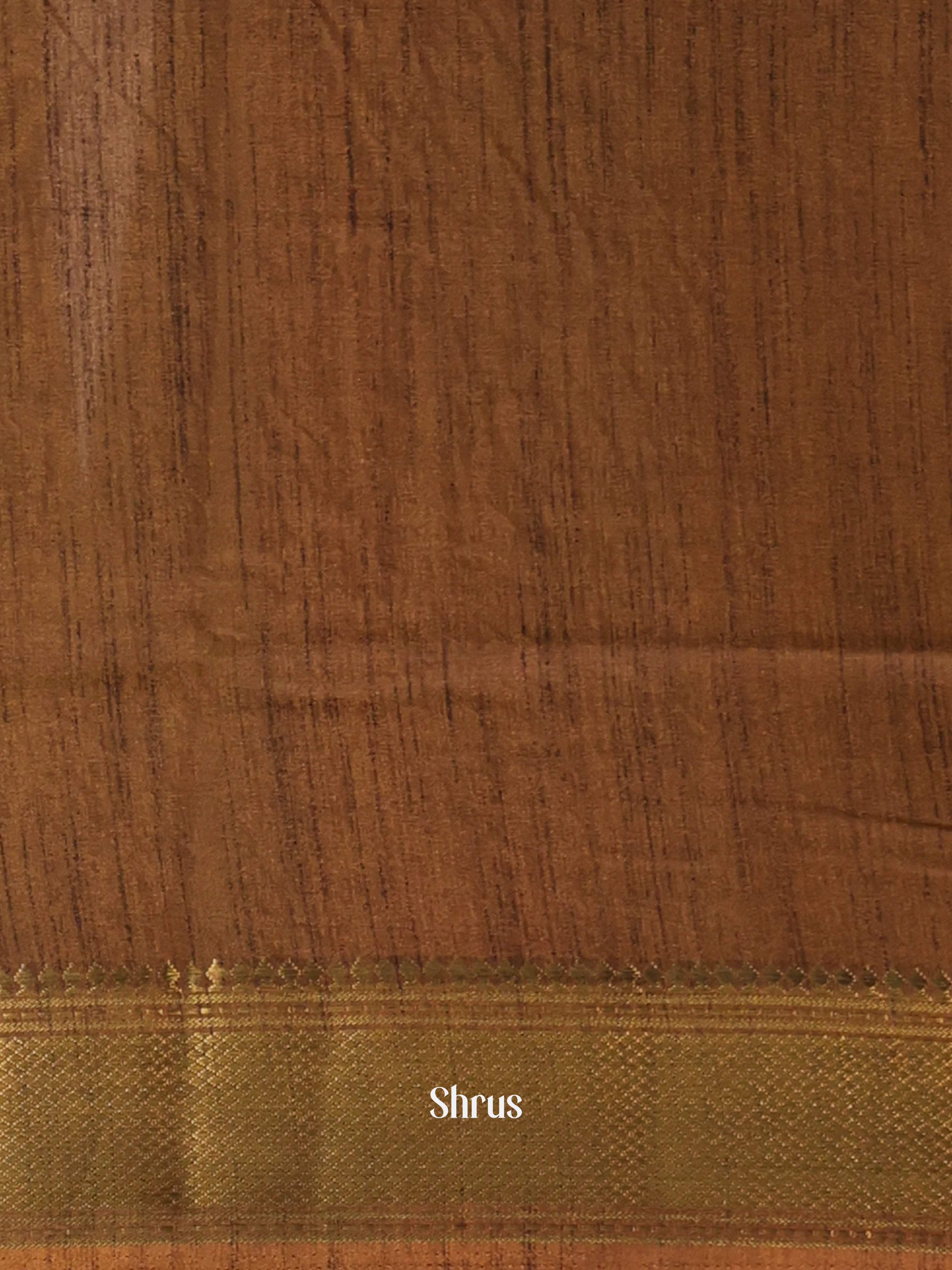 Mustard & Army Green - Semi Patola Saree - Shop on Shrus.com