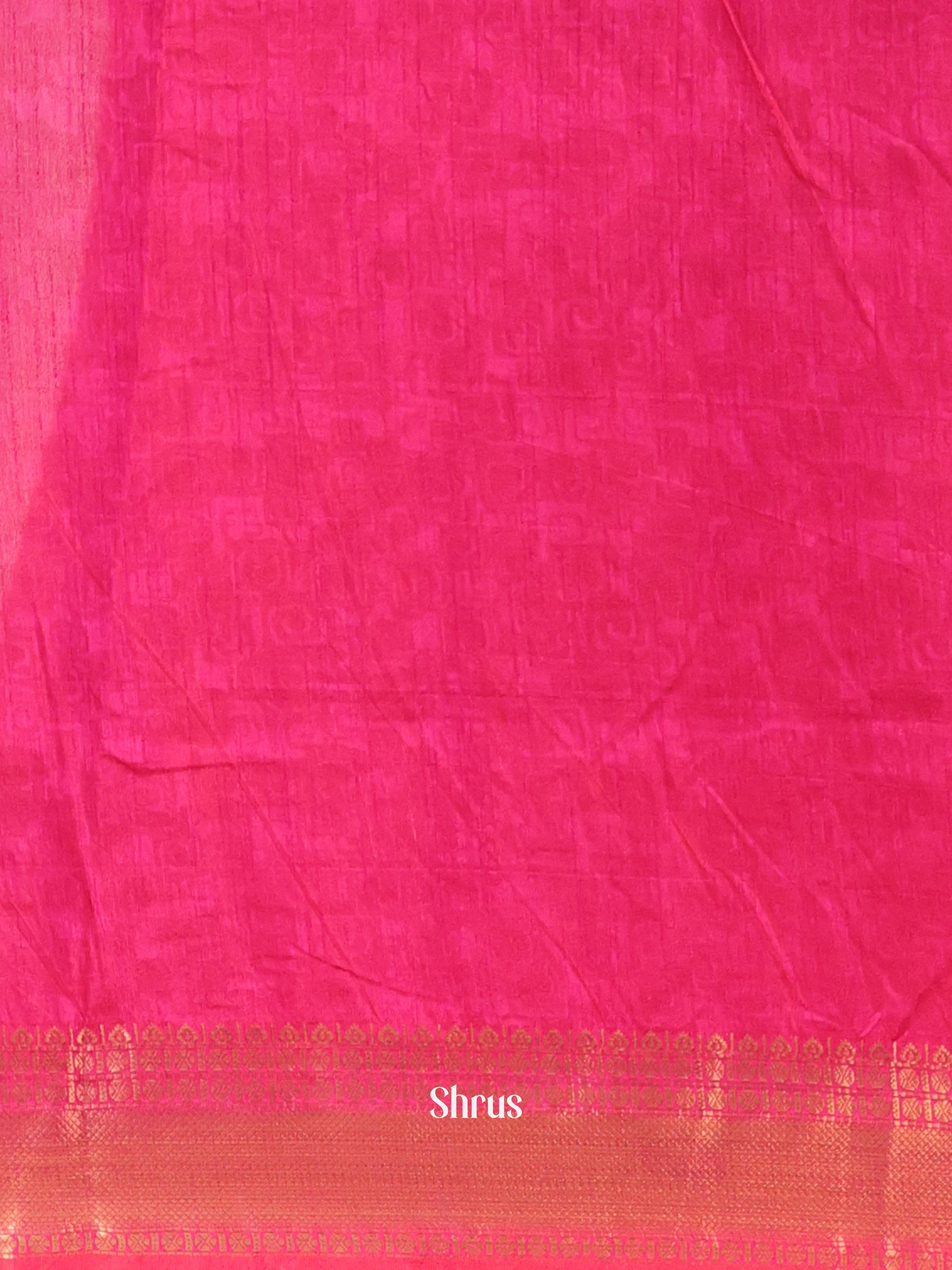 Purple & Pink - Semi Patola Saree - Shop on Shrus.com