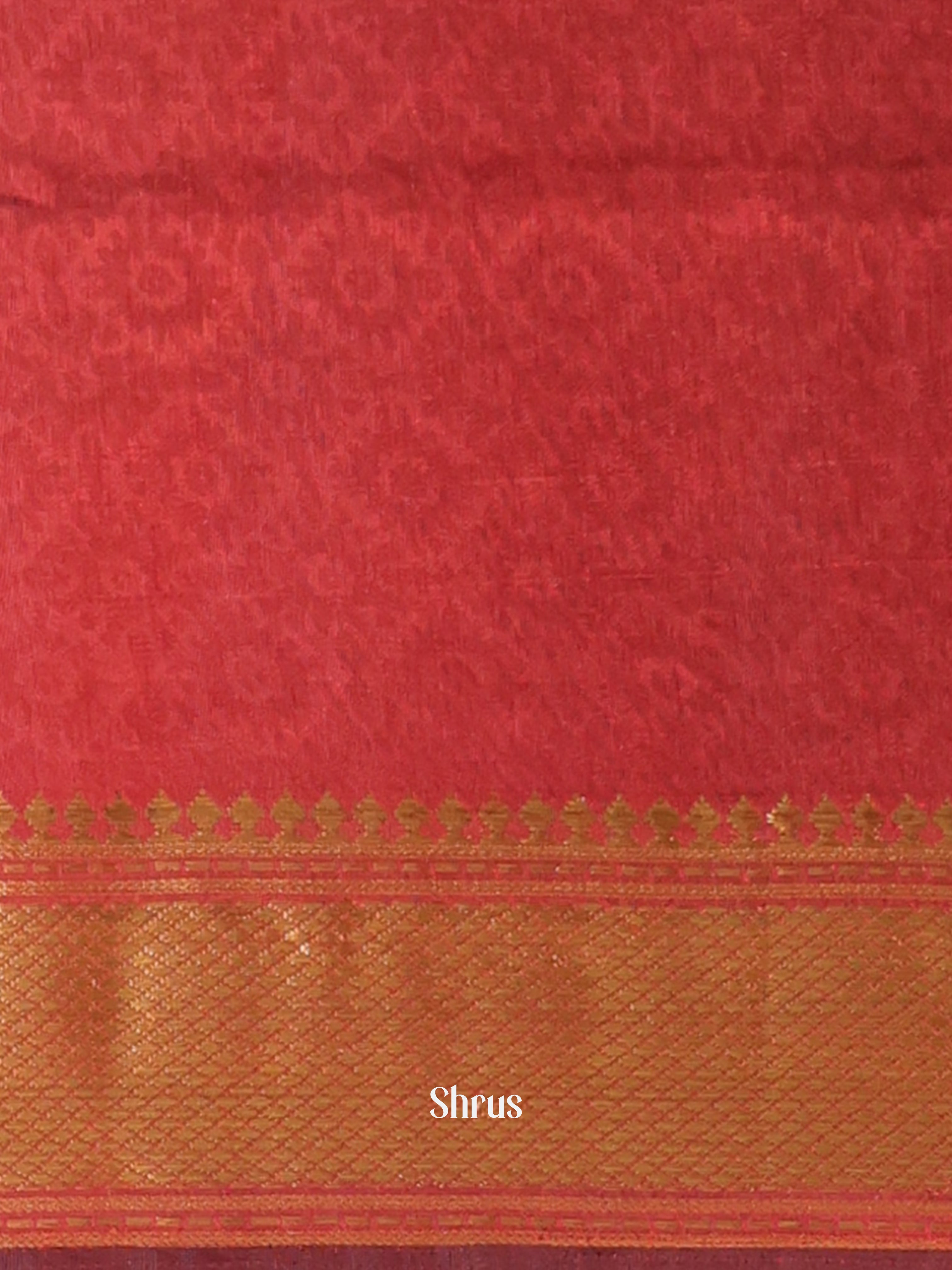 Black & Maroon - Semi Patola Saree - Shop on Shrus.com