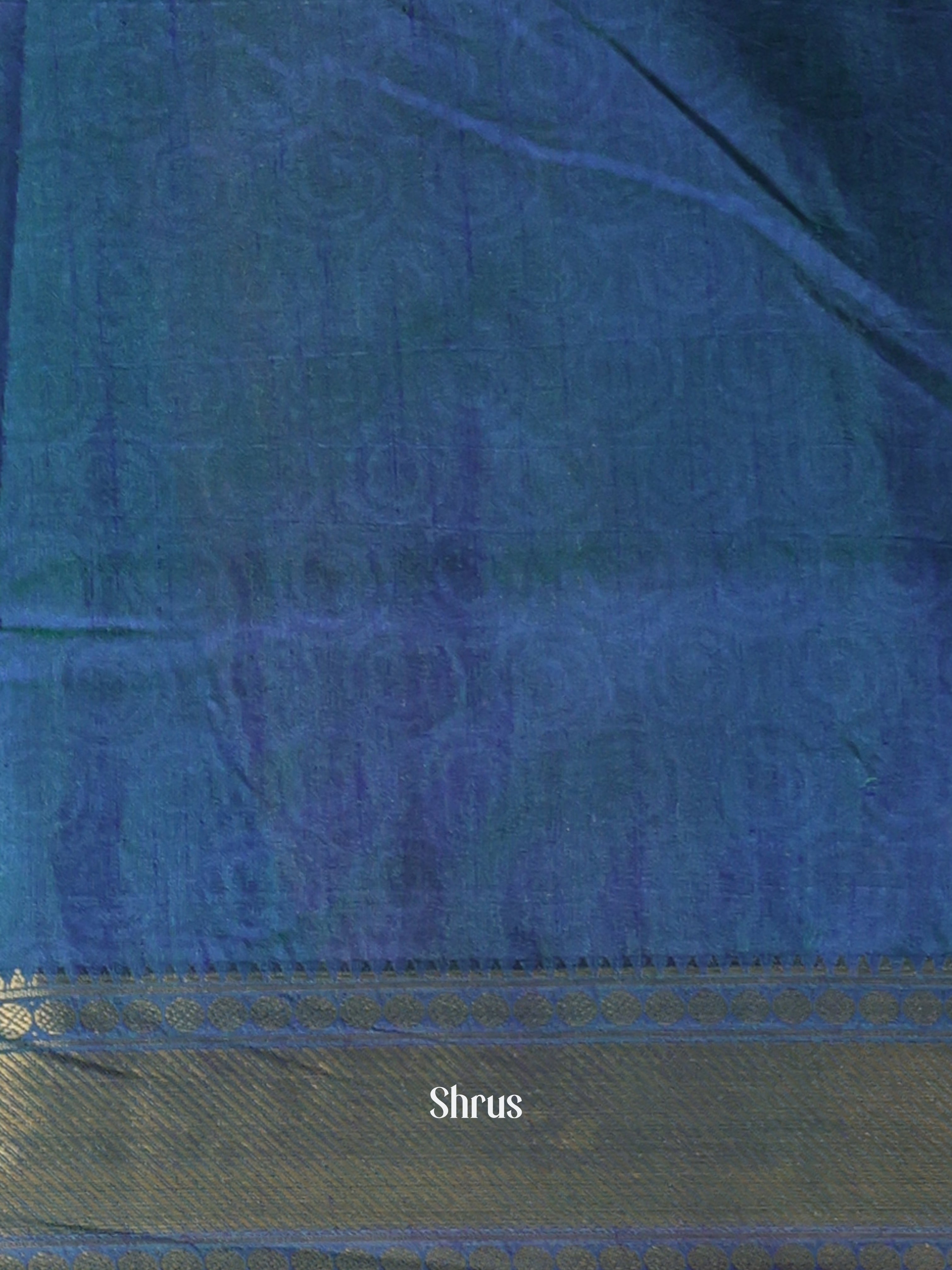 Green & Blue- Semi Patola Saree - Shop on Shrus.com