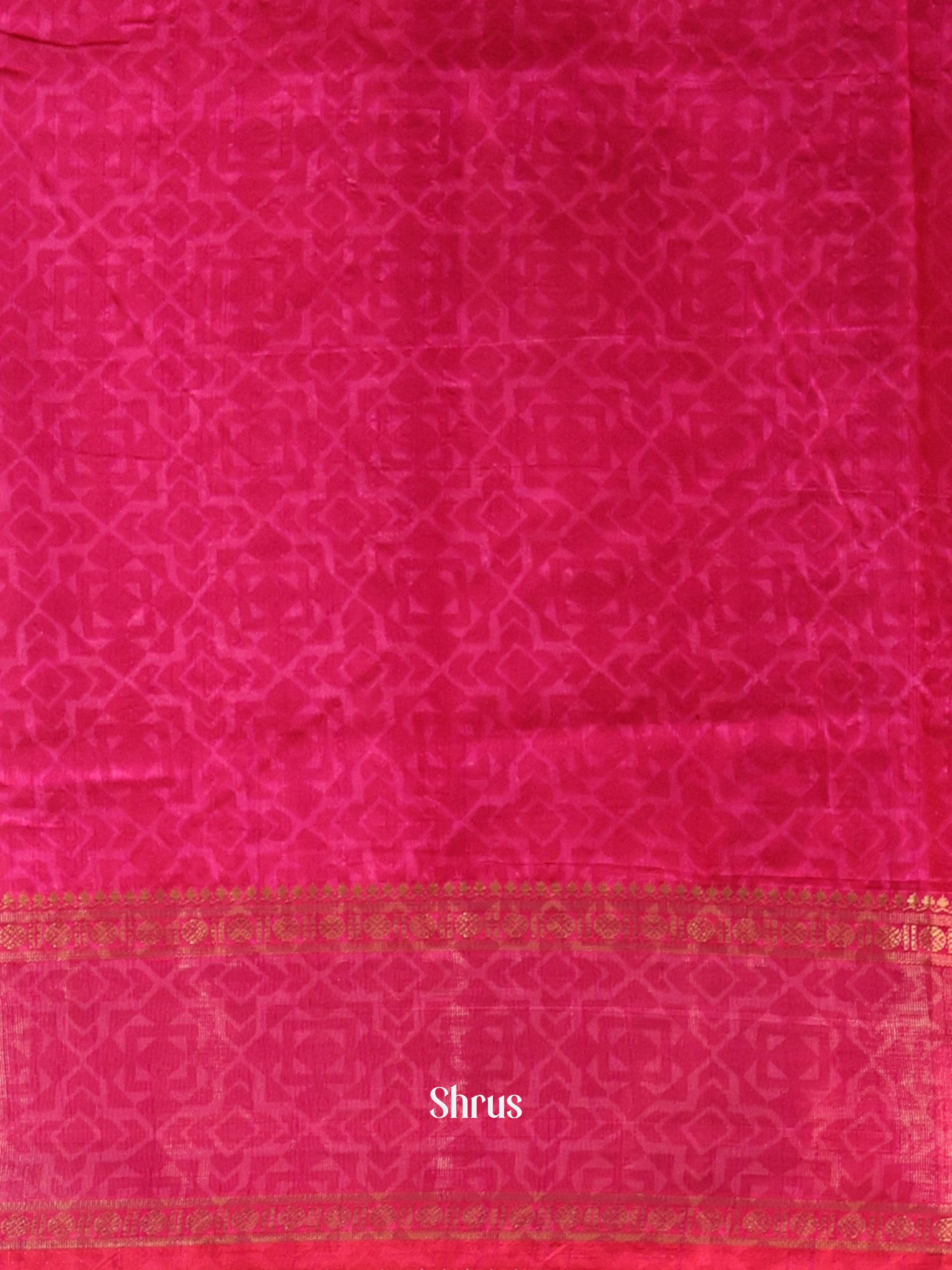 Purple & Pink - Semi Patola Saree - Shop on Shrus.com