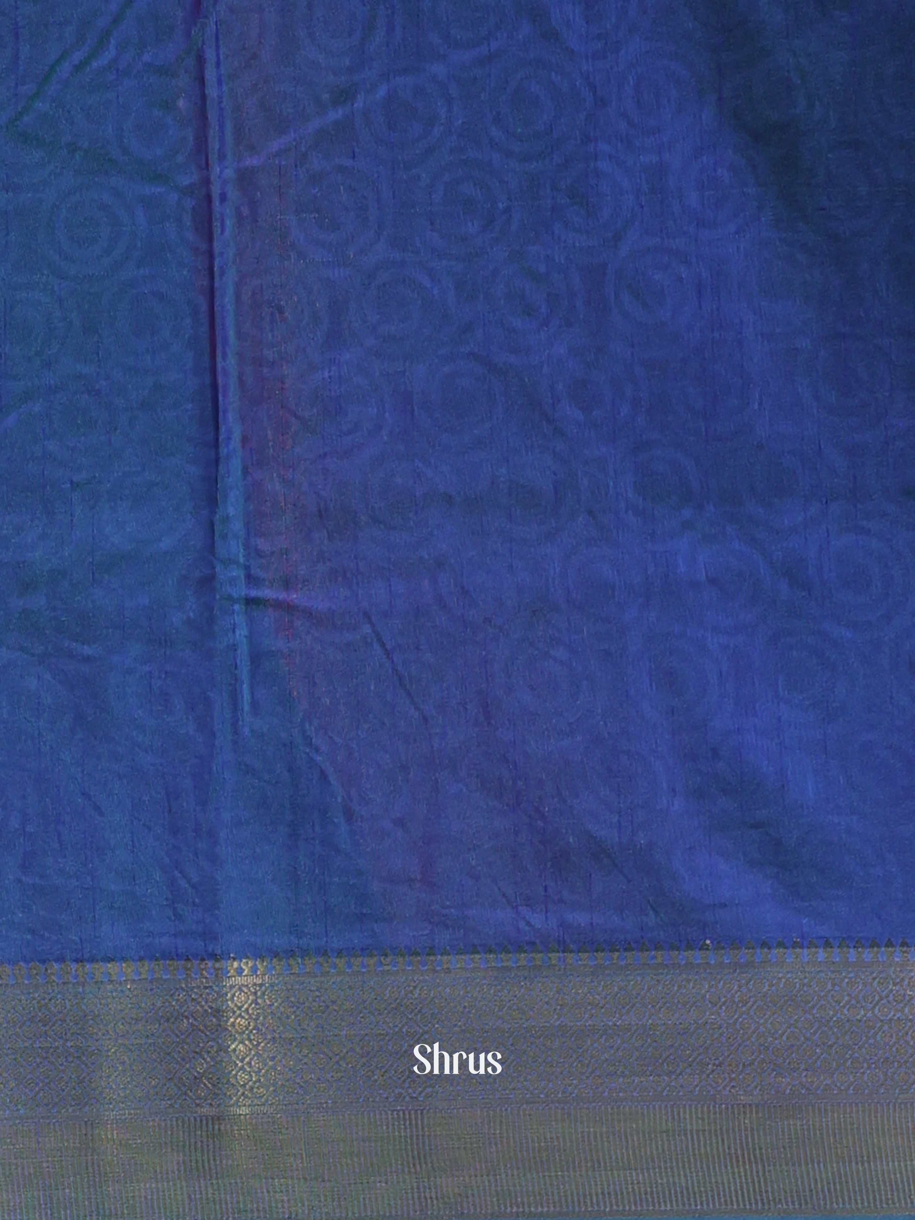 Green & Blue- Semi Patola Saree - Shop on Shrus.com