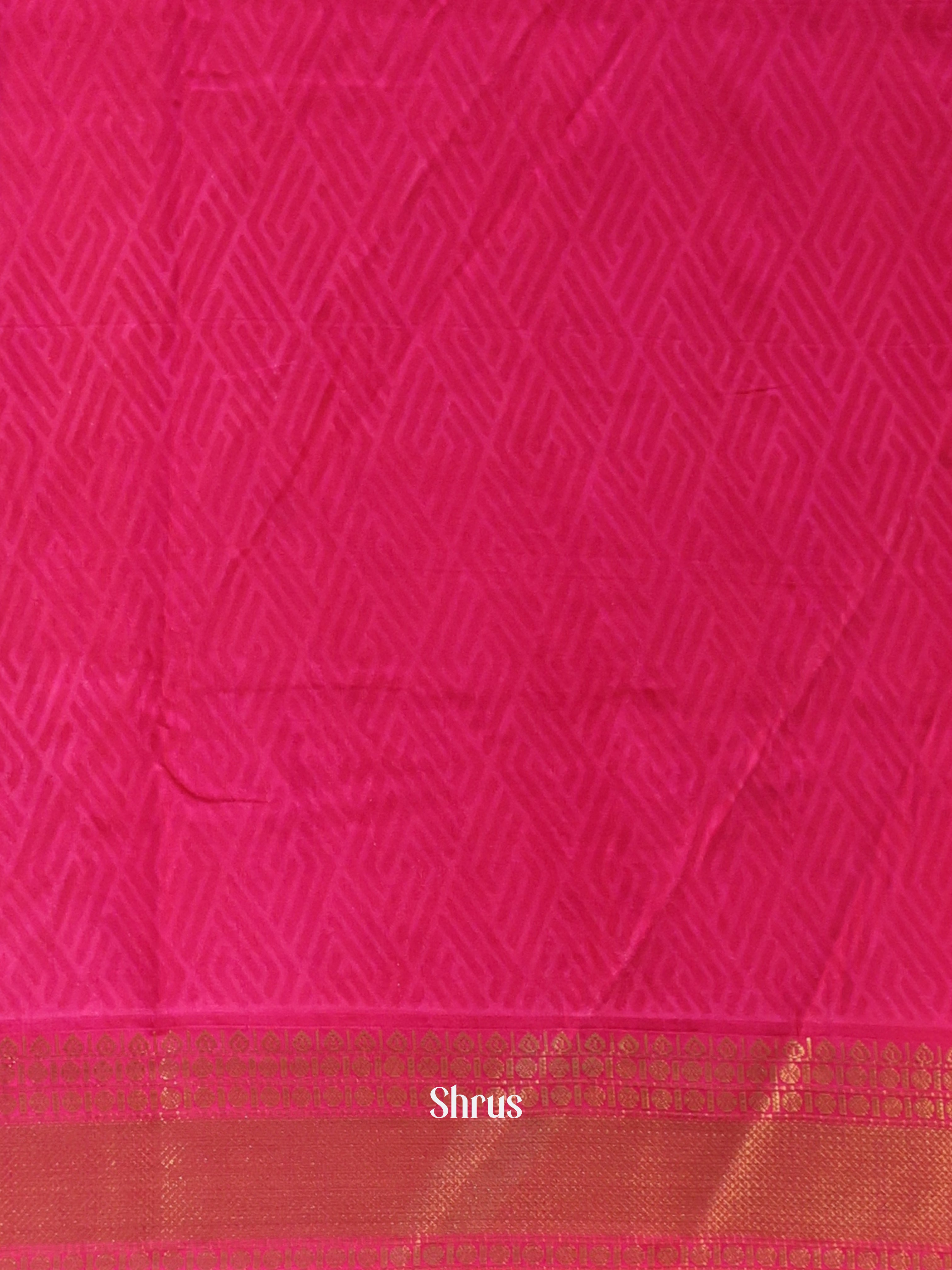 Purple & Pink - Semi Patola Saree - Shop on Shrus.com