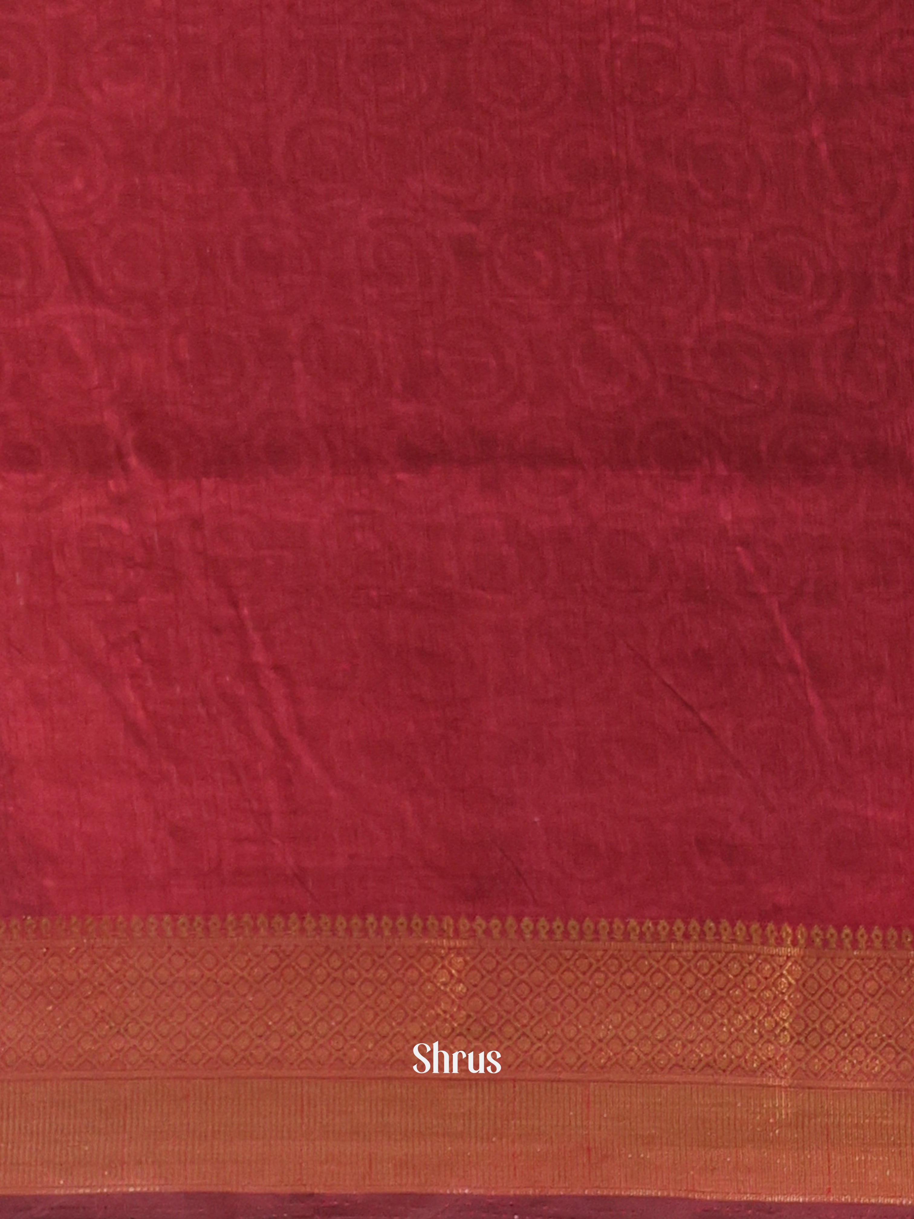 Black & maroon - Semi Patola Saree - Shop on Shrus.com