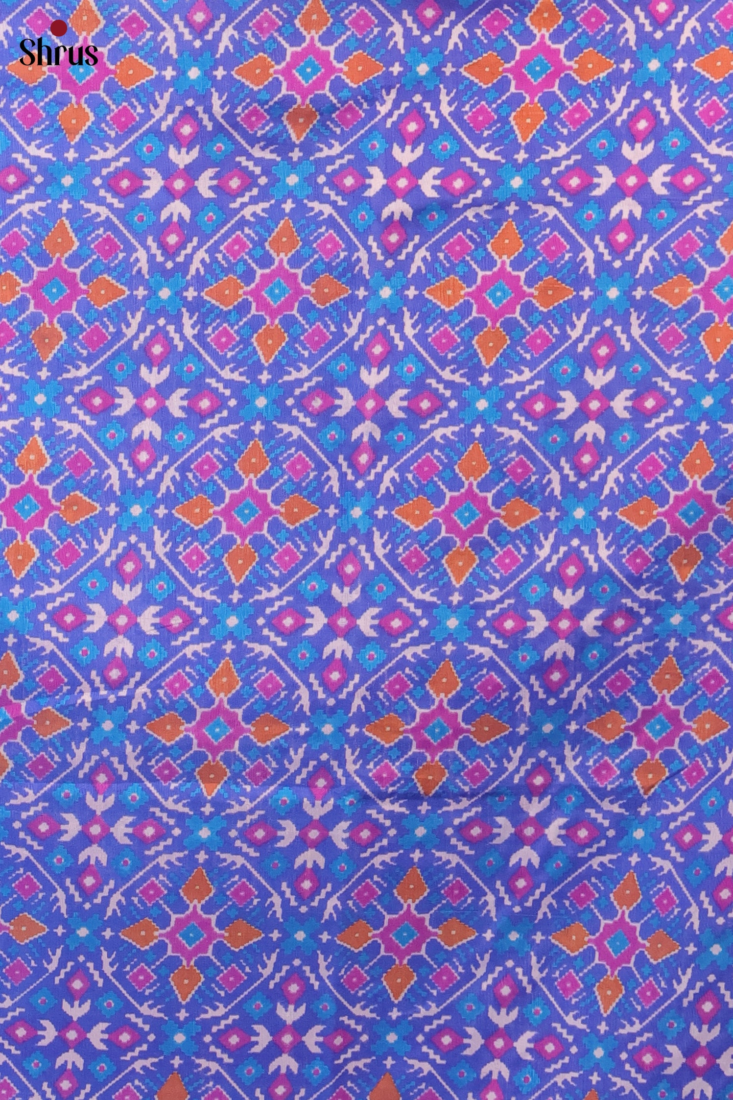 Blue & Purple - Semi patola salwar - Shop on Shrus.com