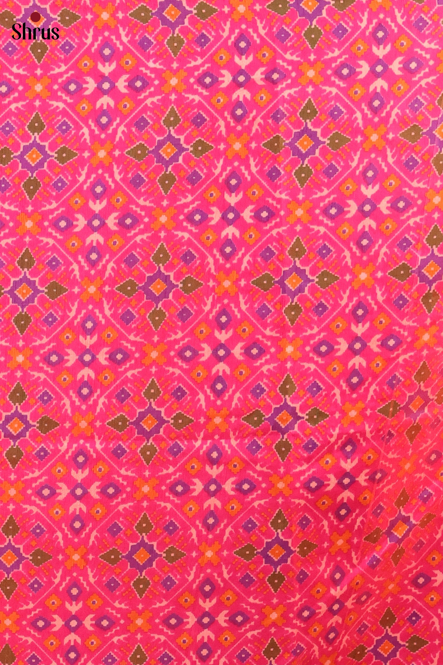 Pink & Purple- Semi patola salwar - Shop on Shrus.com