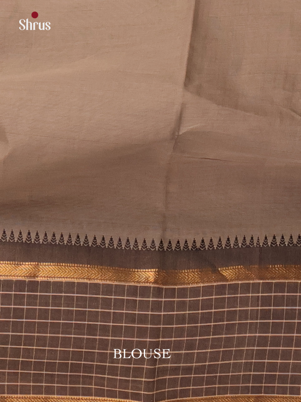 Grey - Chettinad Cotton Saree - Shop on Shrus.com