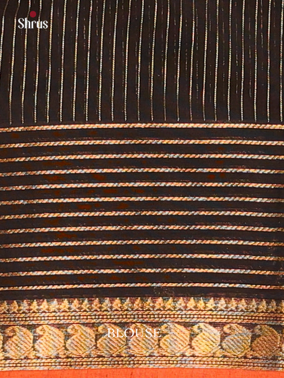 Black - Chettinad Cotton Saree - Shop on Shrus.com