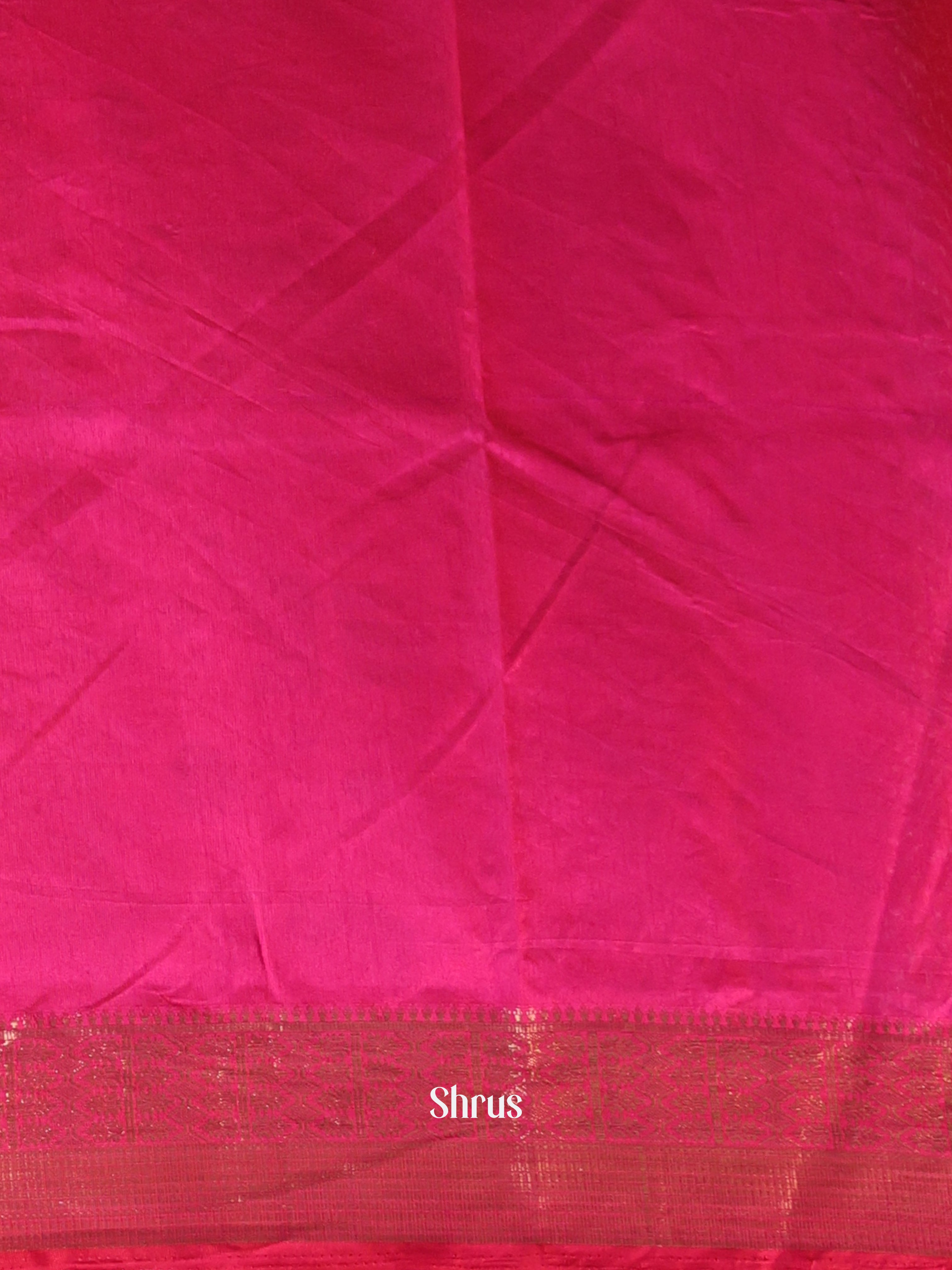 Purple & Pink - Semi Patola Saree - Shop on Shrus.com