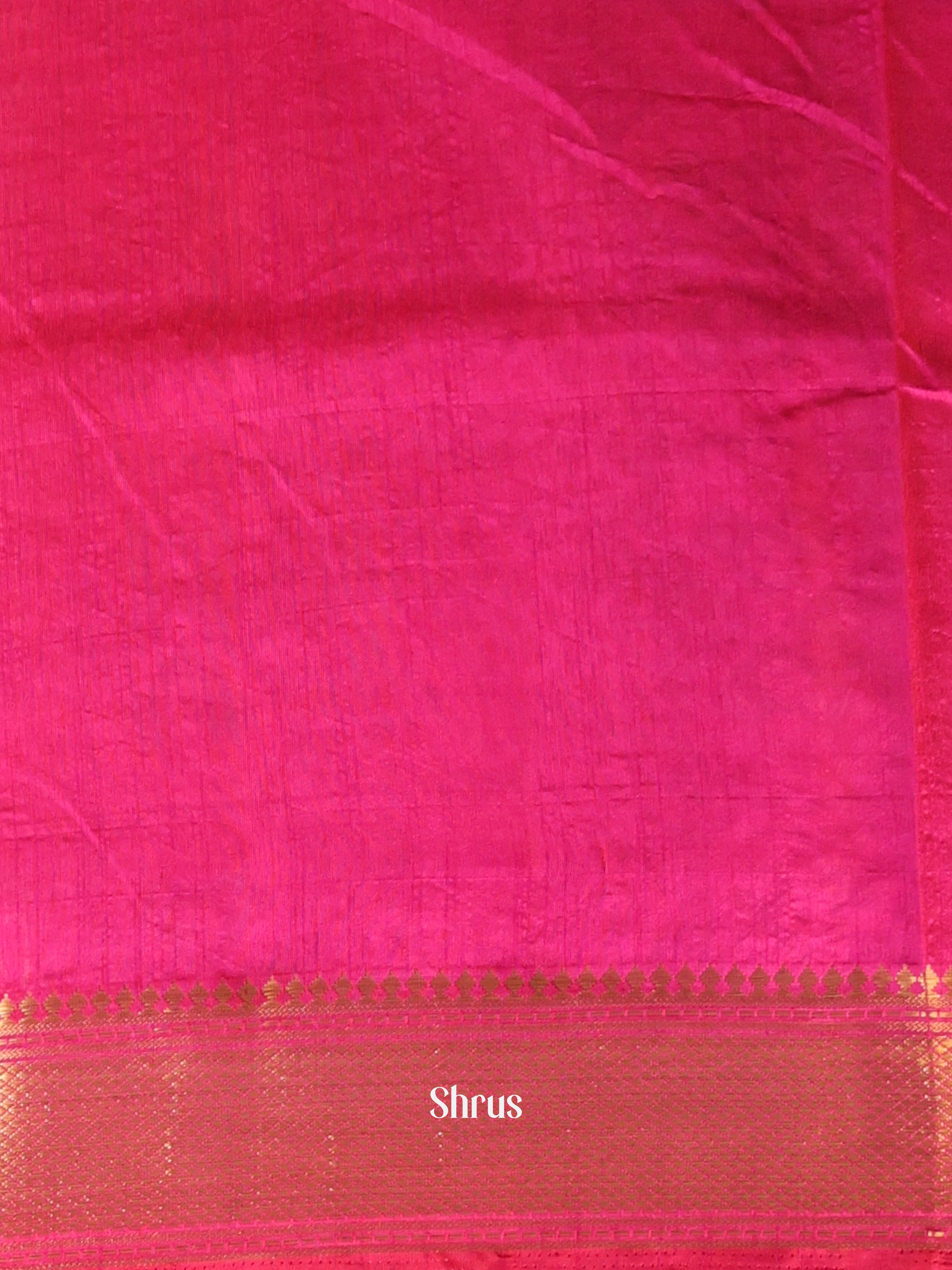 Purple & Pink - Semi Patola Saree - Shop on Shrus.com
