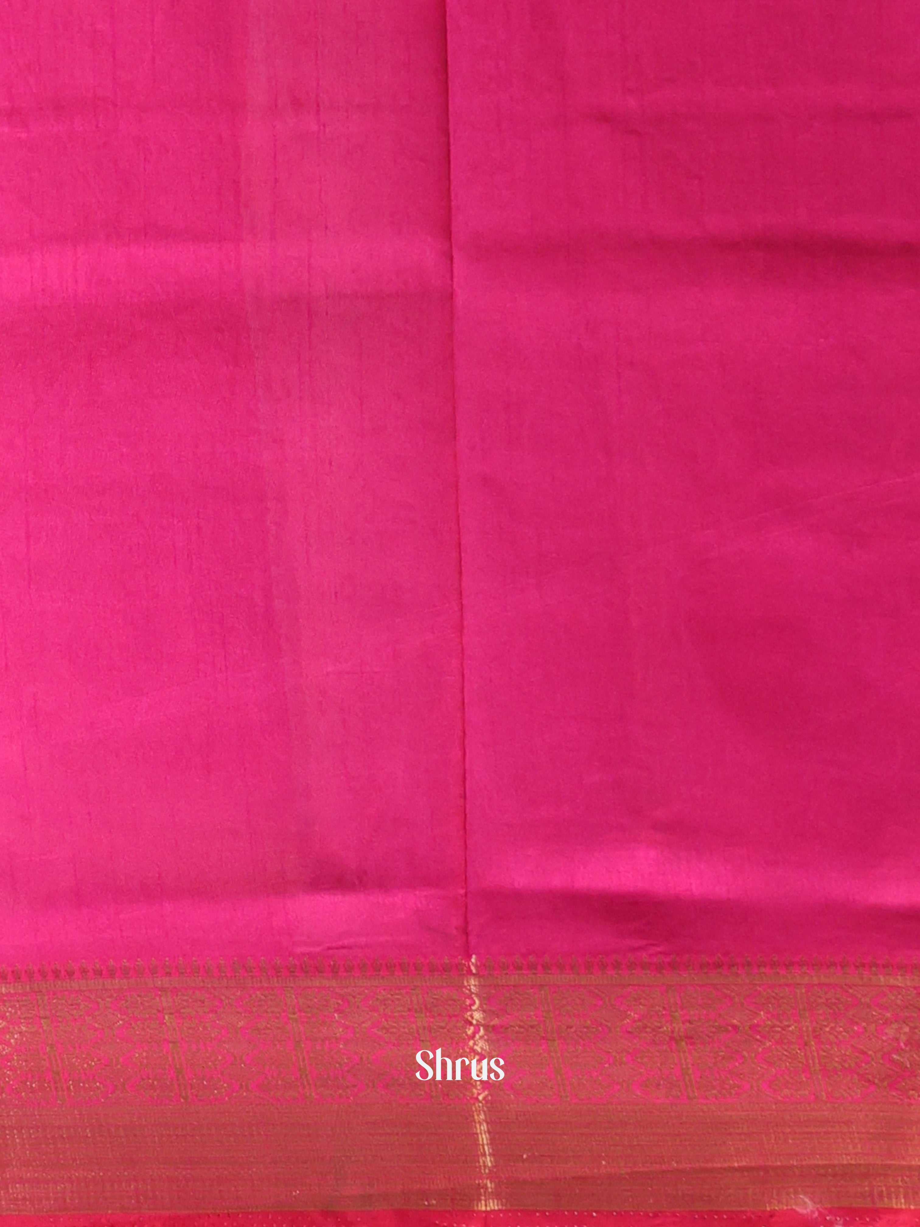Purple & Pink - Semi Patola Saree - Shop on Shrus.com