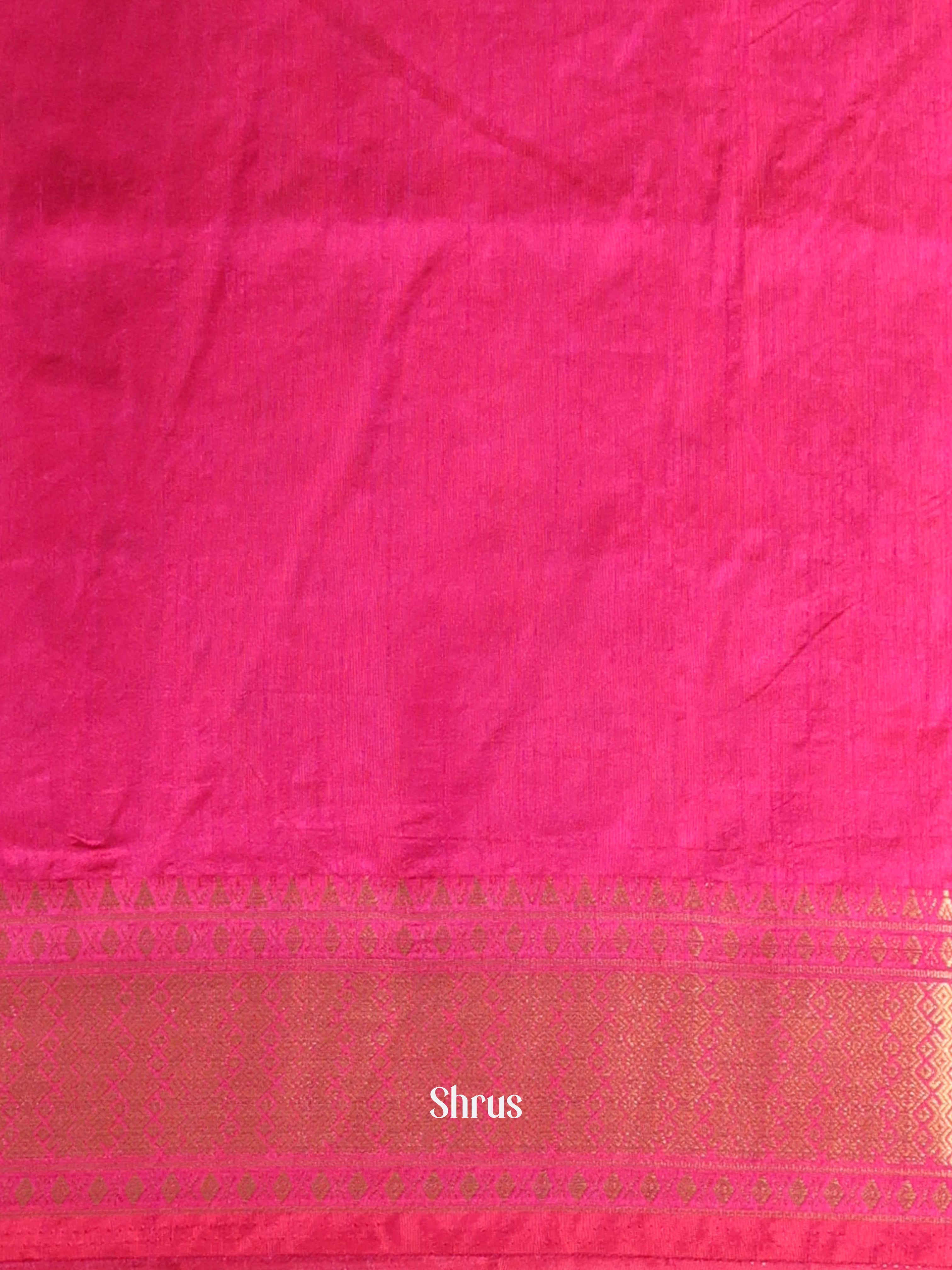 Purple & Pink - Semi Patola Saree - Shop on Shrus.com