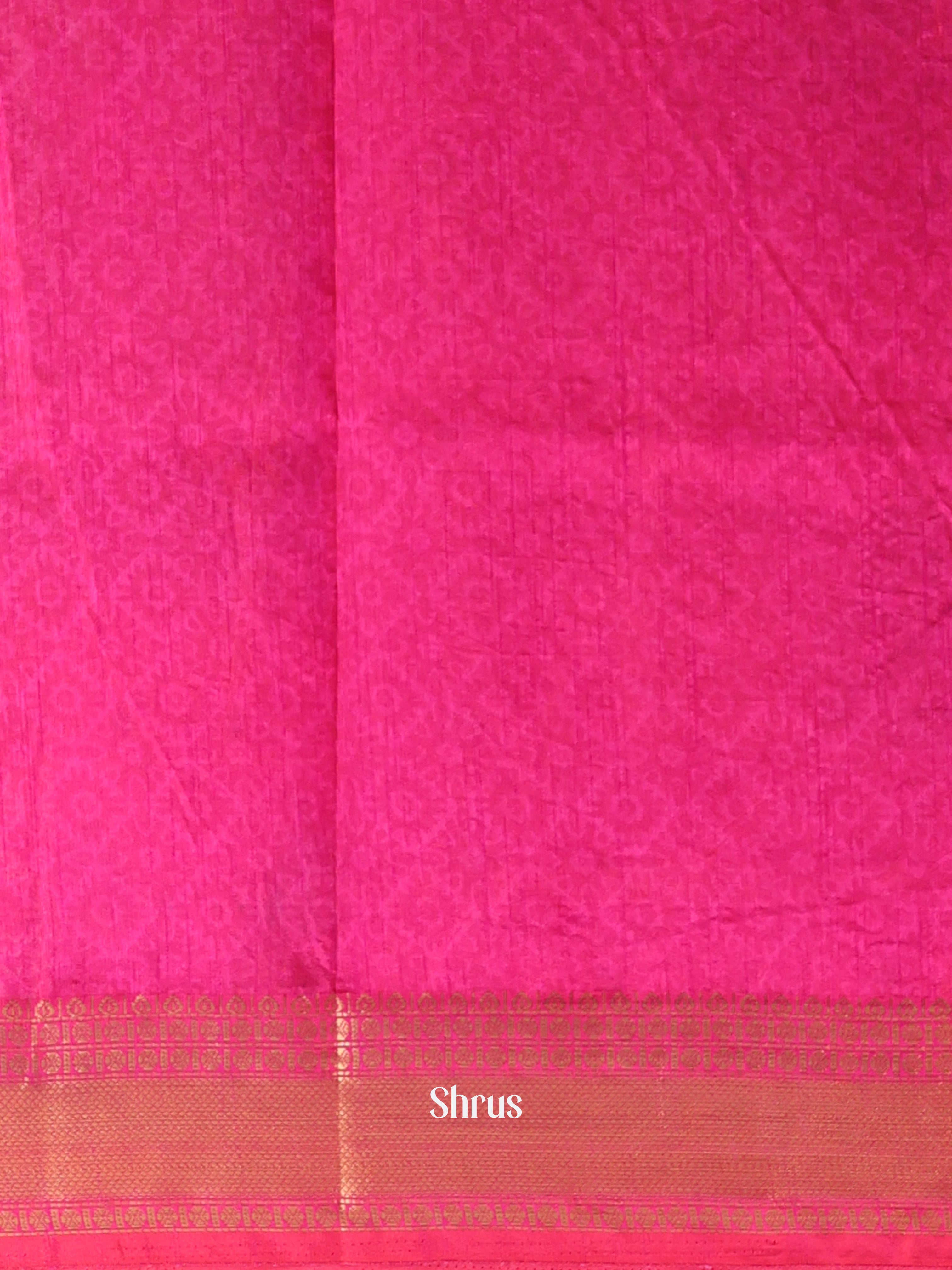 Purple & Pink - Semi Patola Saree - Shop on Shrus.com