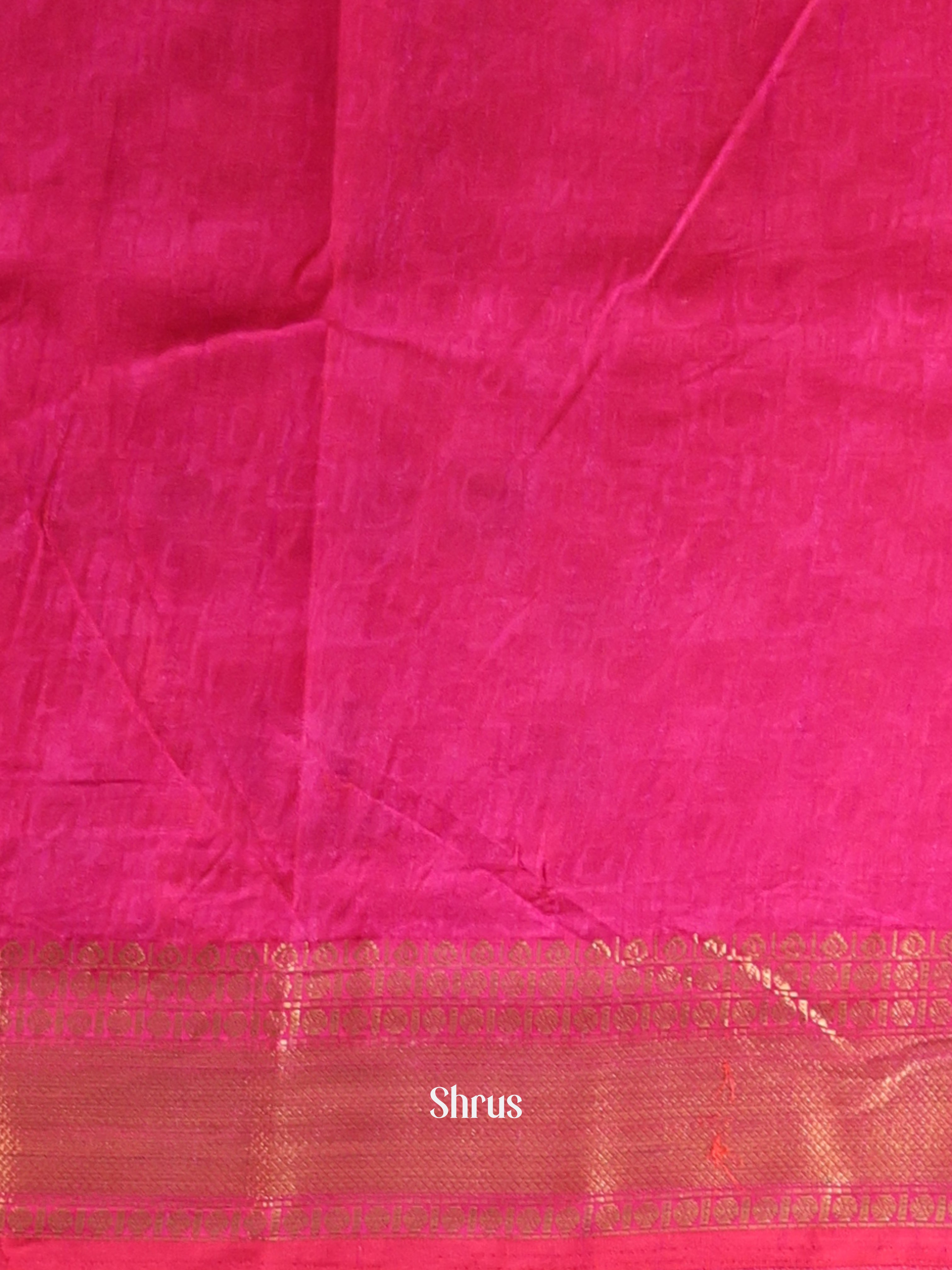 Purple & Pink - Semi Patola Saree - Shop on Shrus.com
