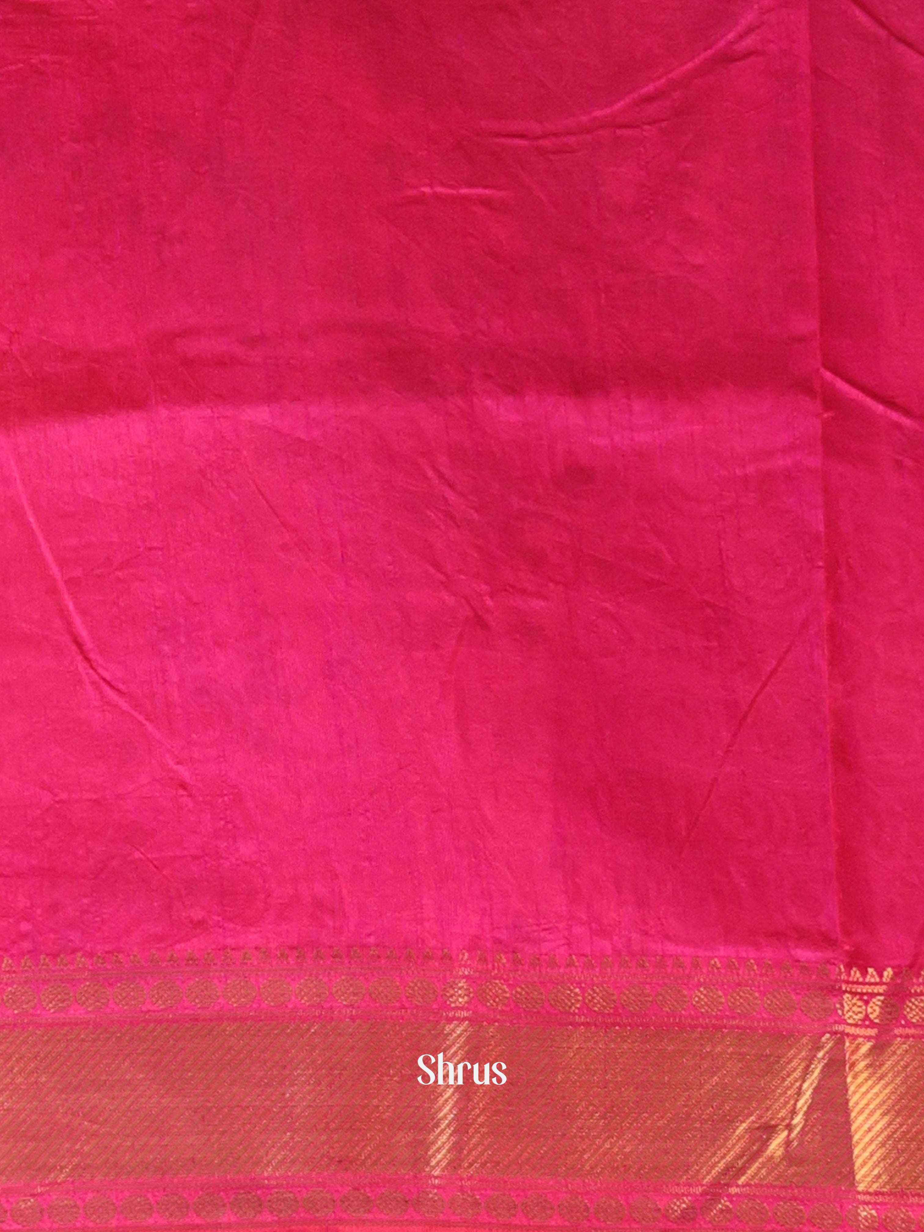Purple & Pink - Semi Patola Saree - Shop on Shrus.com