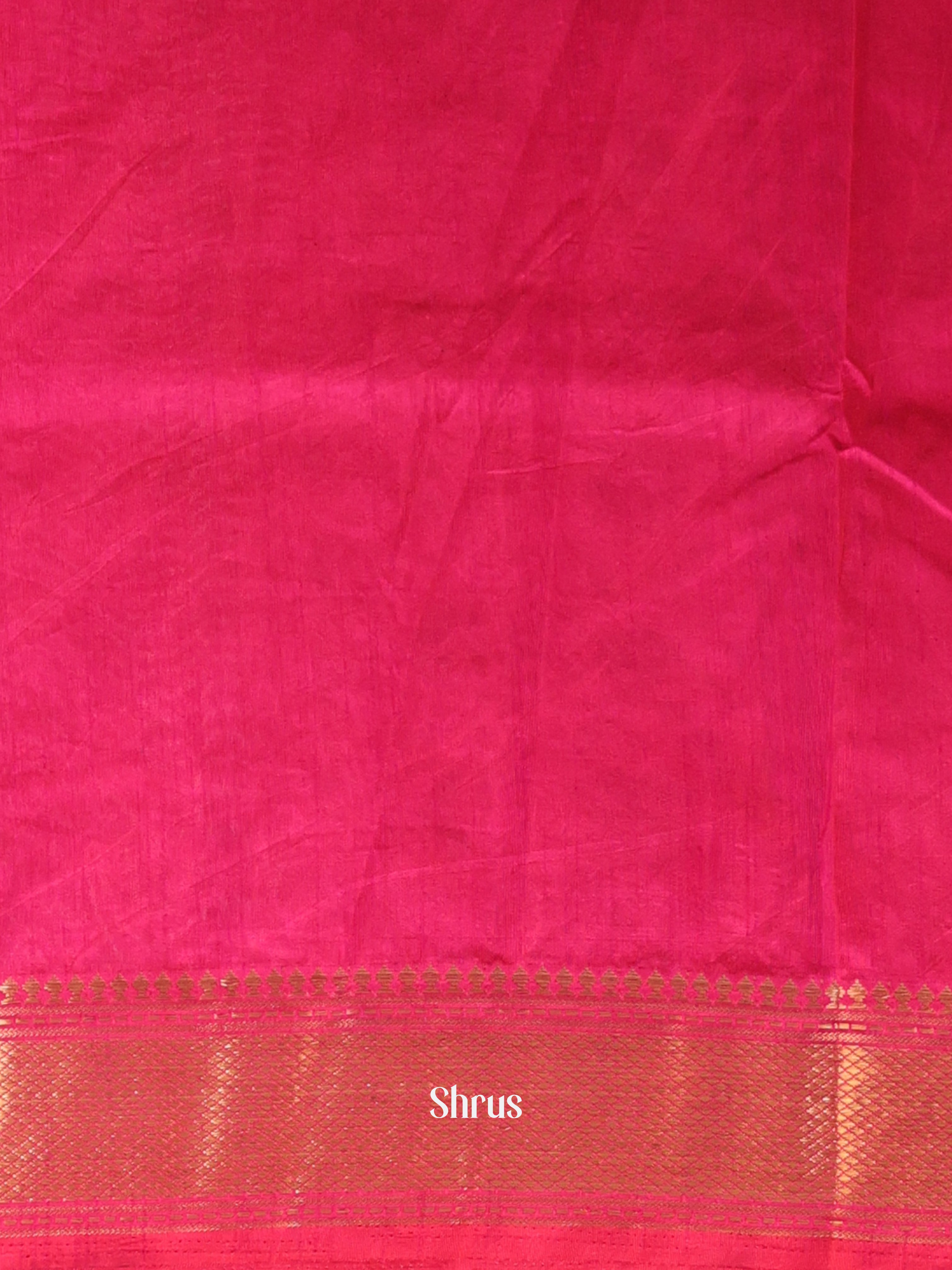 Pink & Purple - Semi Patola Saree - Shop on Shrus.com