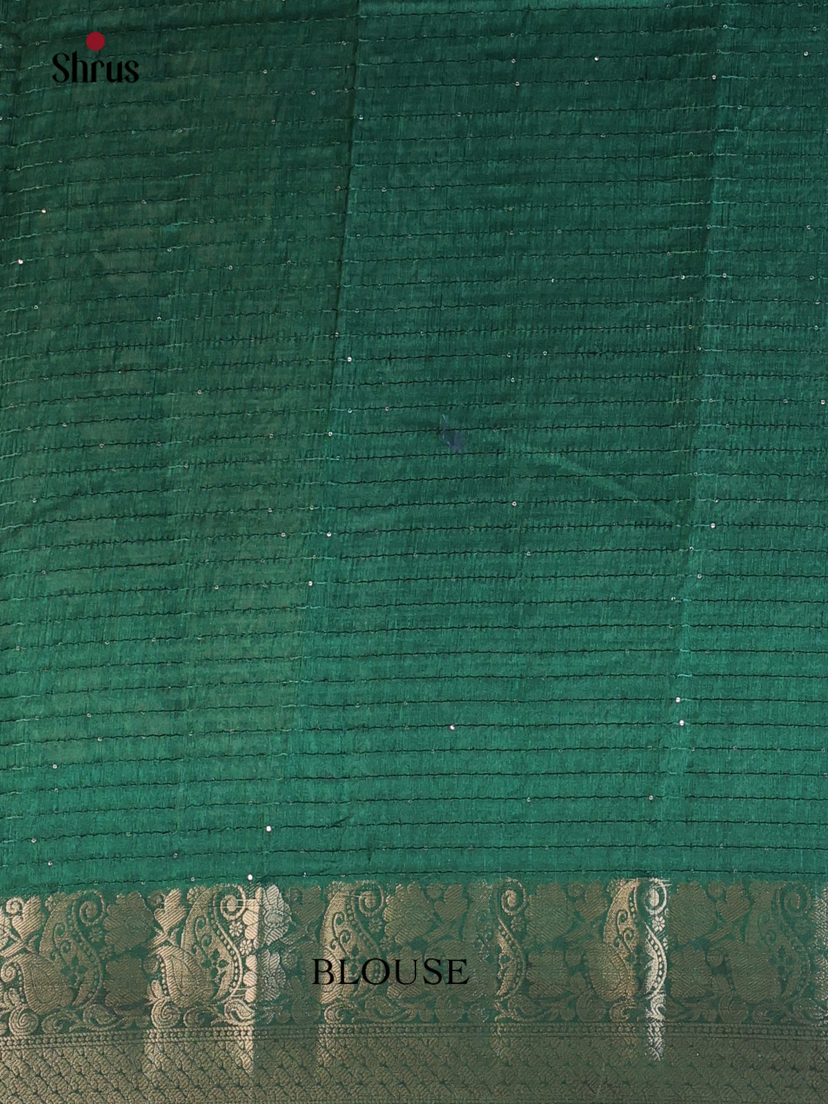 Green - Semi Tussar Saree - Shop on Shrus.com