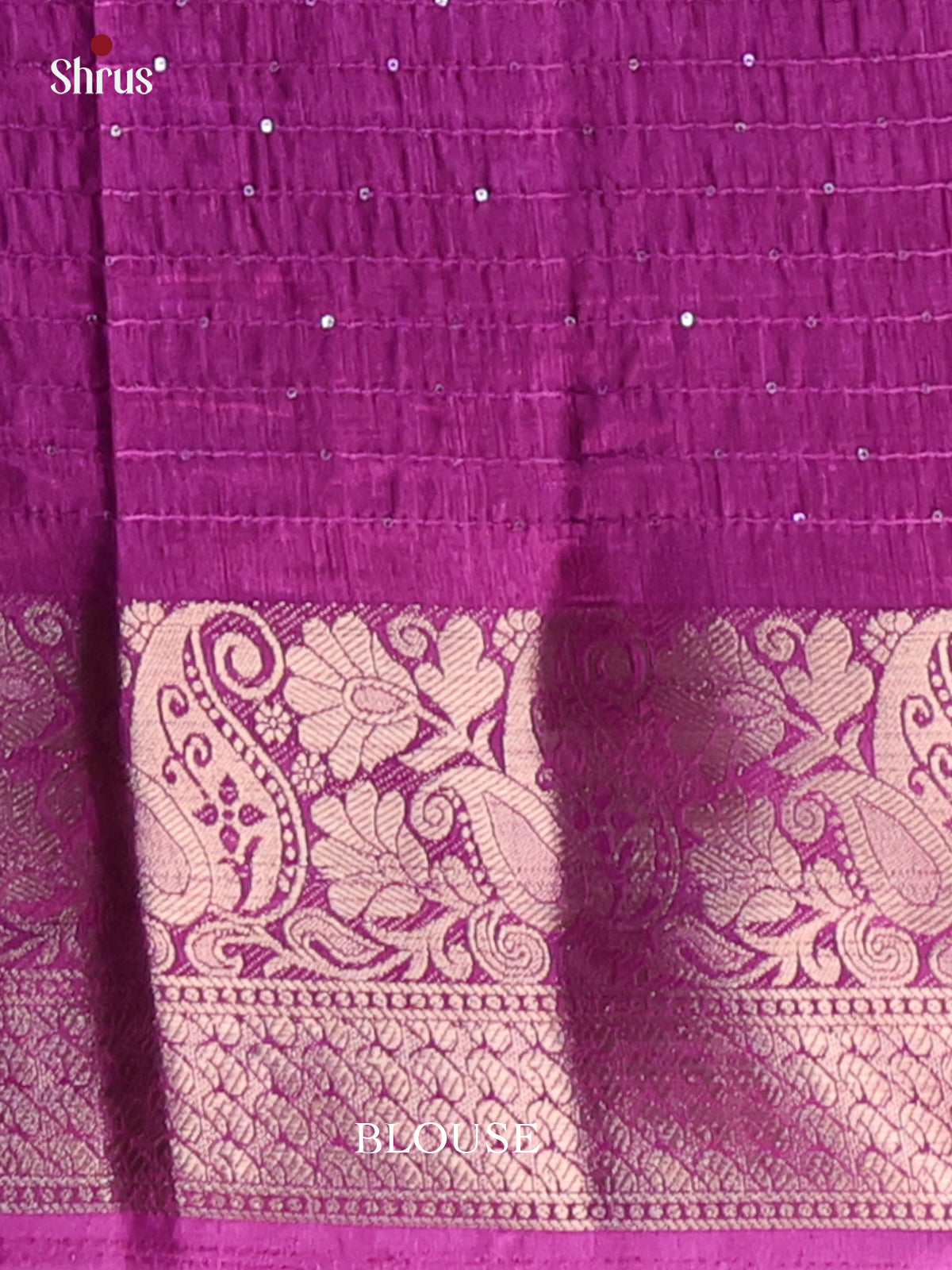 Purple- Semi Tussar Saree - Shop on Shrus.com