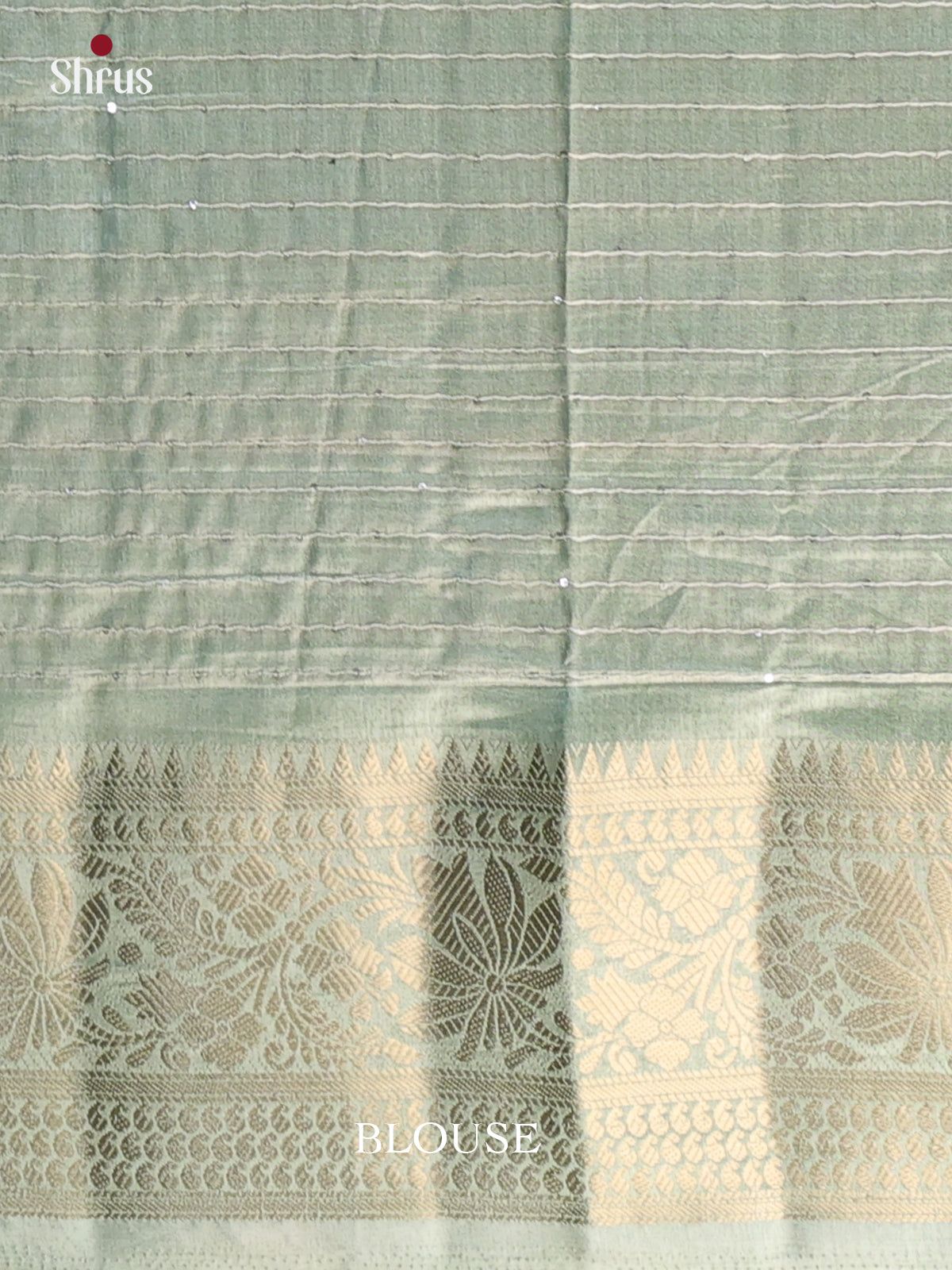 Lite Green - Semi Tussar Saree - Shop on Shrus.com