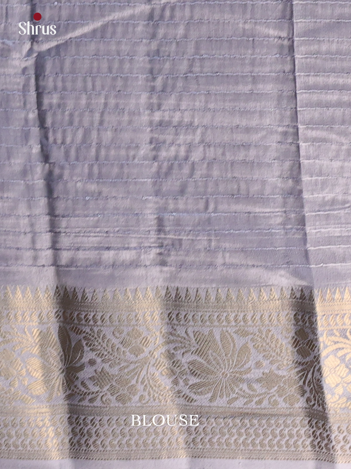 Grey - Semi Tussar Saree - Shop on Shrus.com