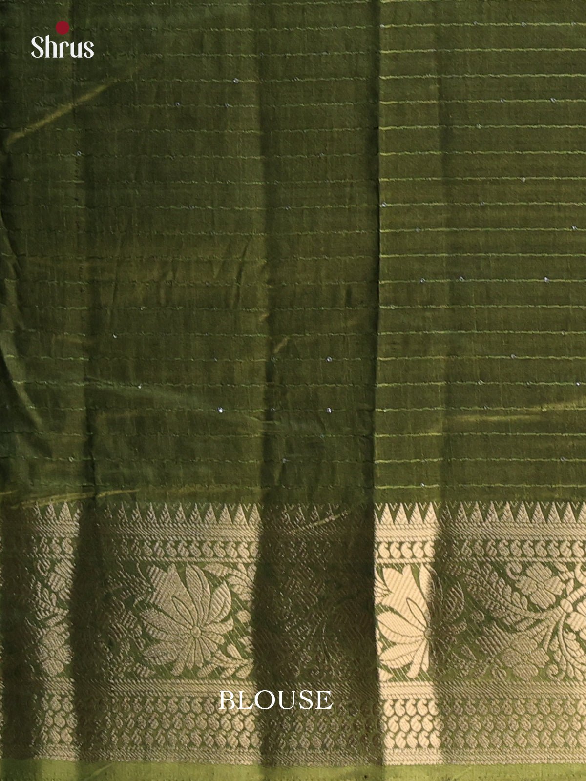 Green - Semi Tussar Saree - Shop on Shrus.com