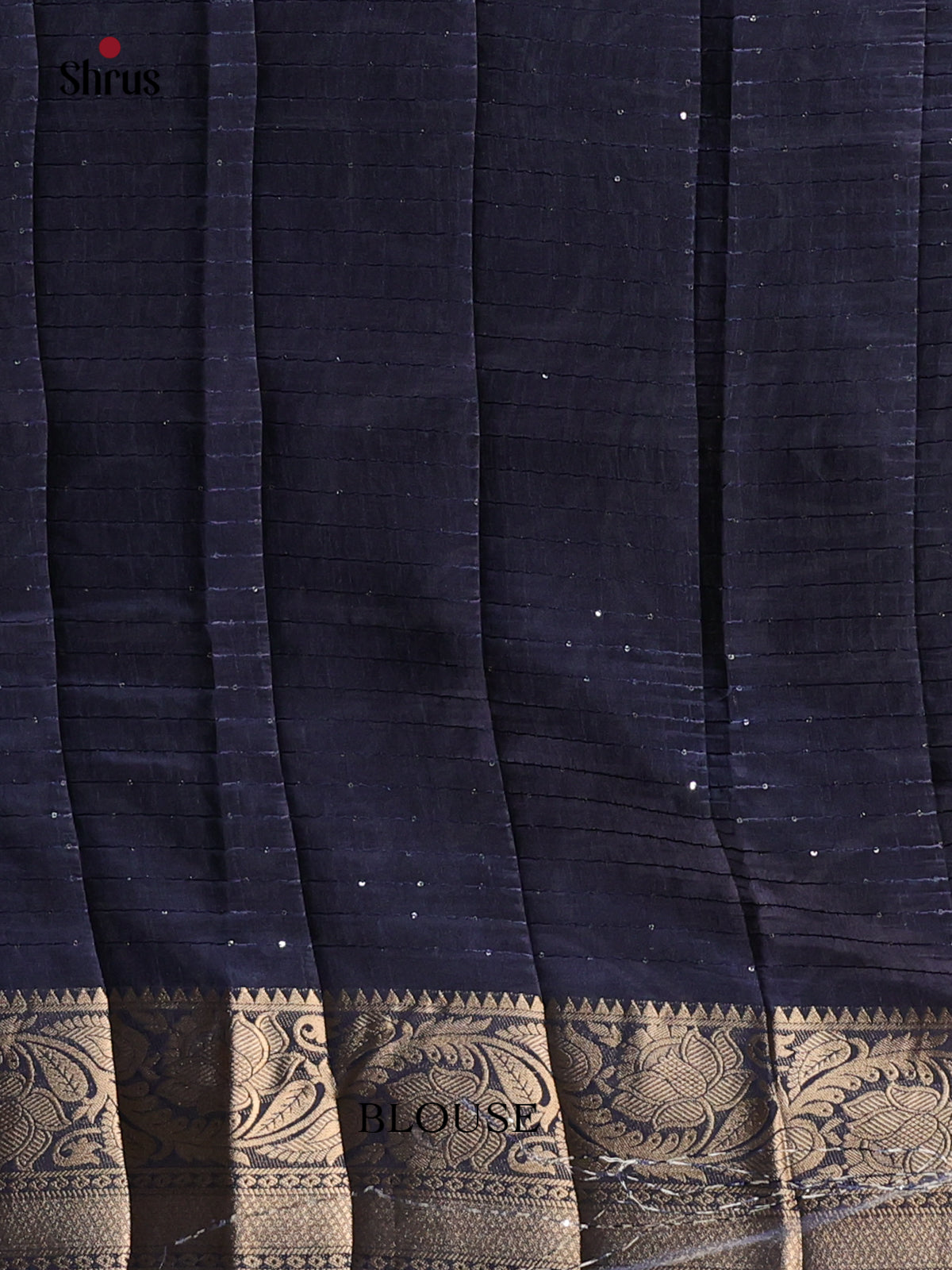 Blue - Semi Tussar Saree - Shop on Shrus.com