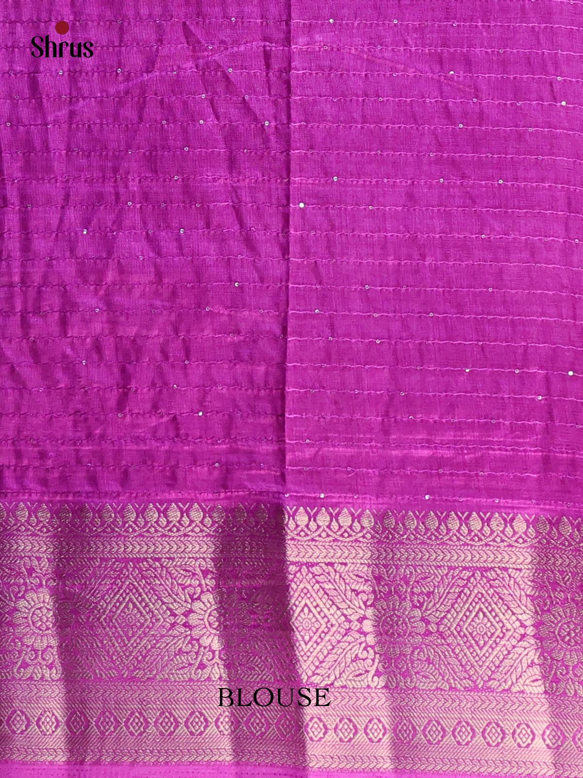Purple- Semi Tussar Saree - Shop on Shrus.com
