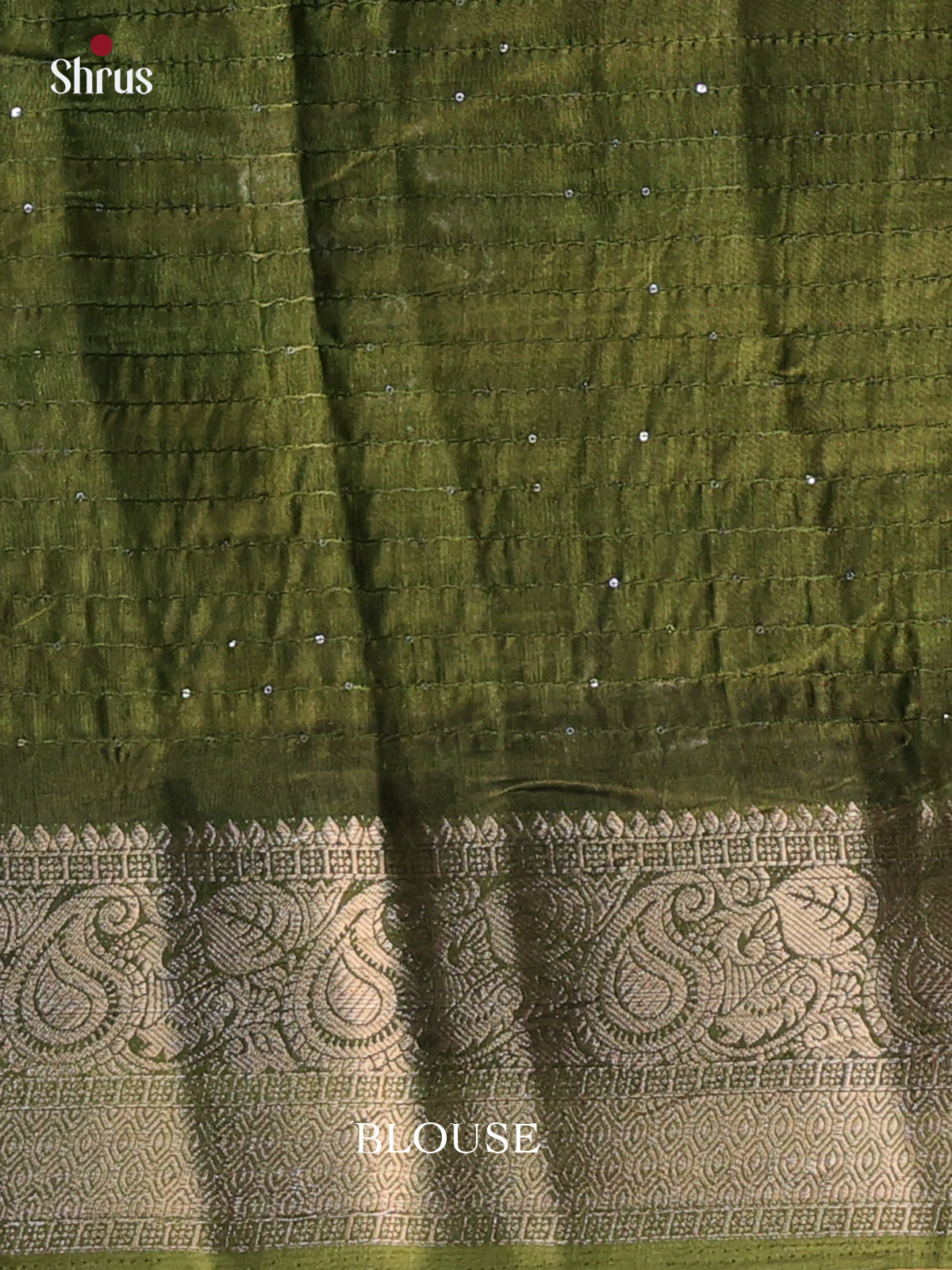 Green - Semi Tussar Saree - Shop on Shrus.com