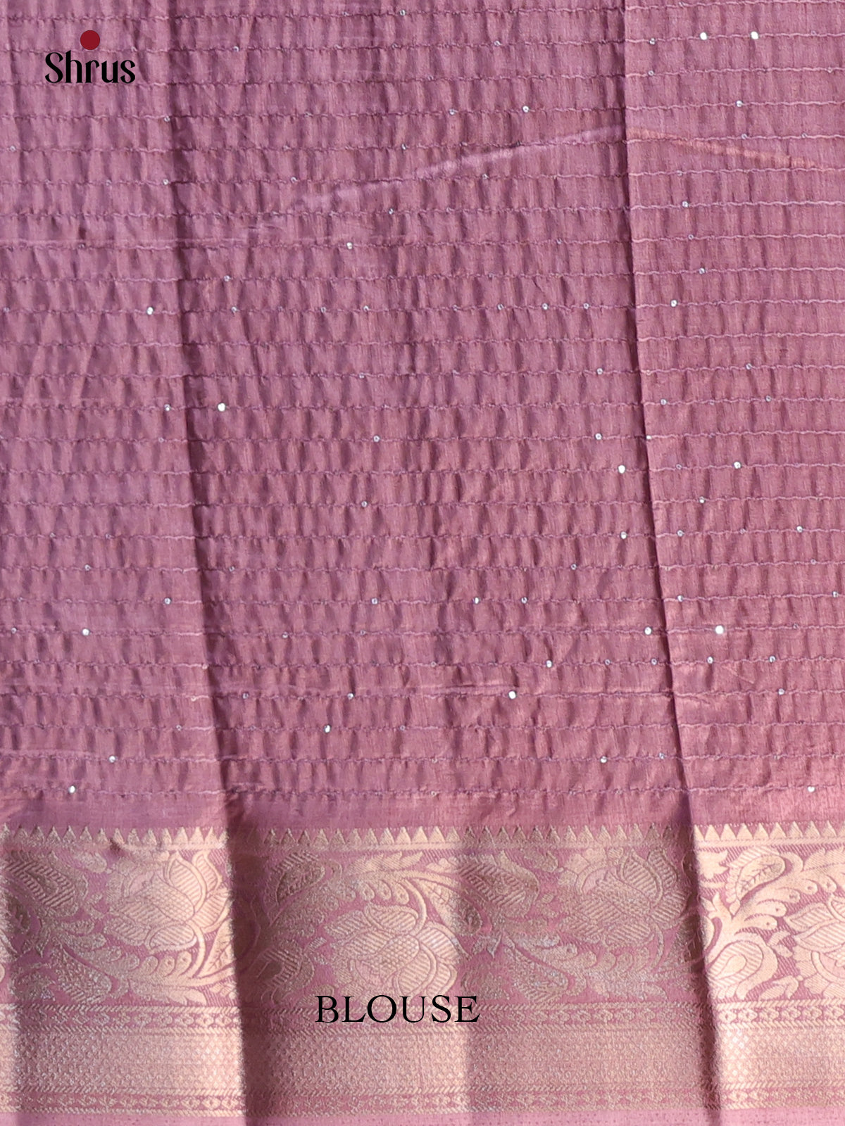 Mauve- Semi Tussar Saree - Shop on Shrus.com