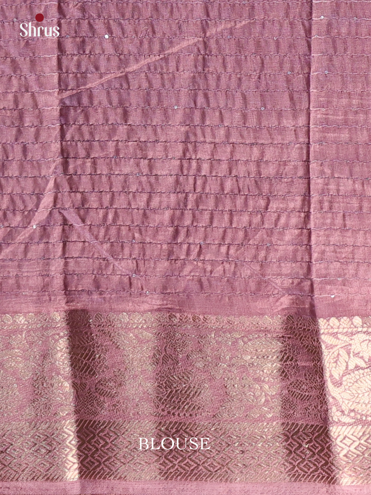 Mauve - Semi Tussar Saree - Shop on Shrus.com